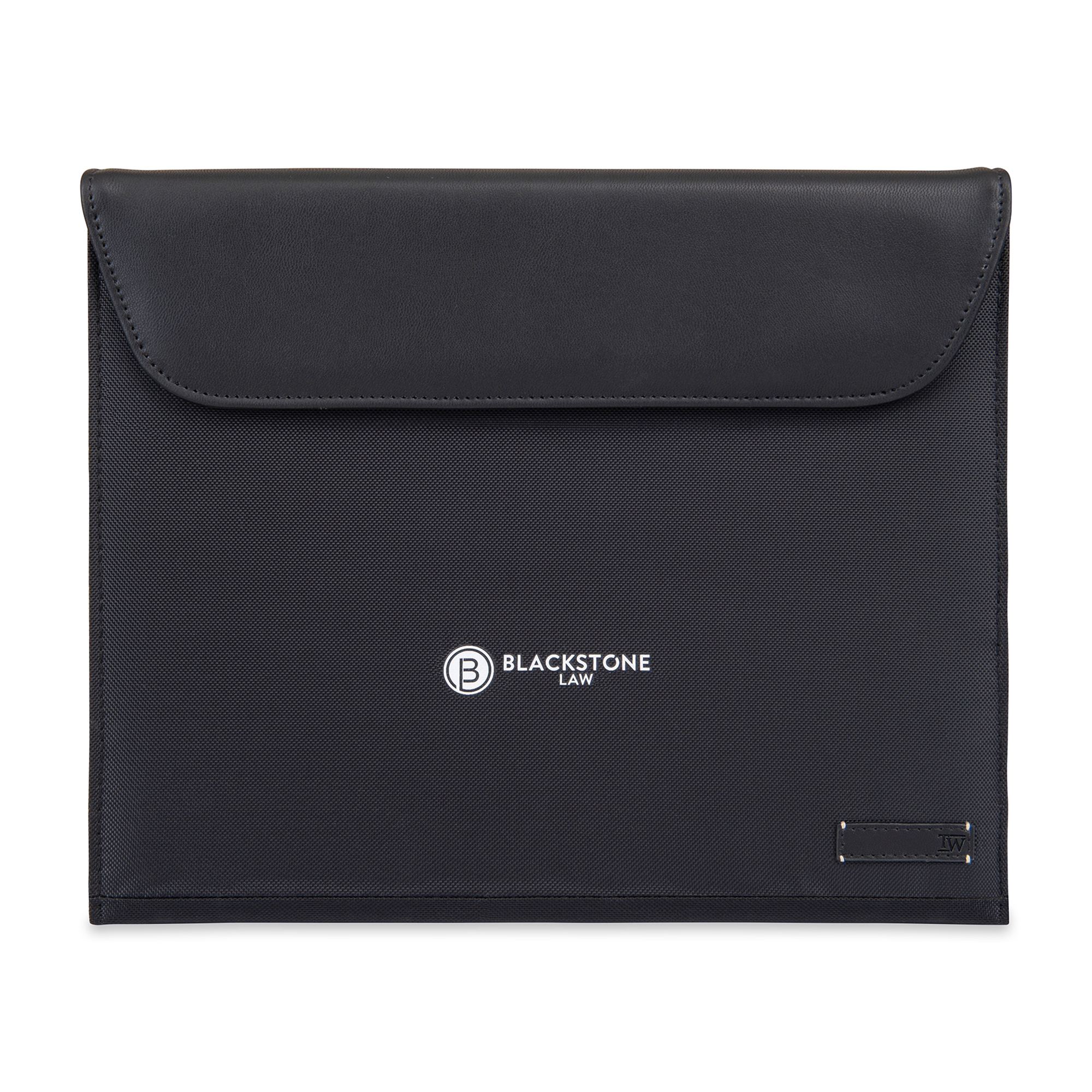 Picture of Travis & Wells Lennox Recycled Nylon Padfolio - Black
