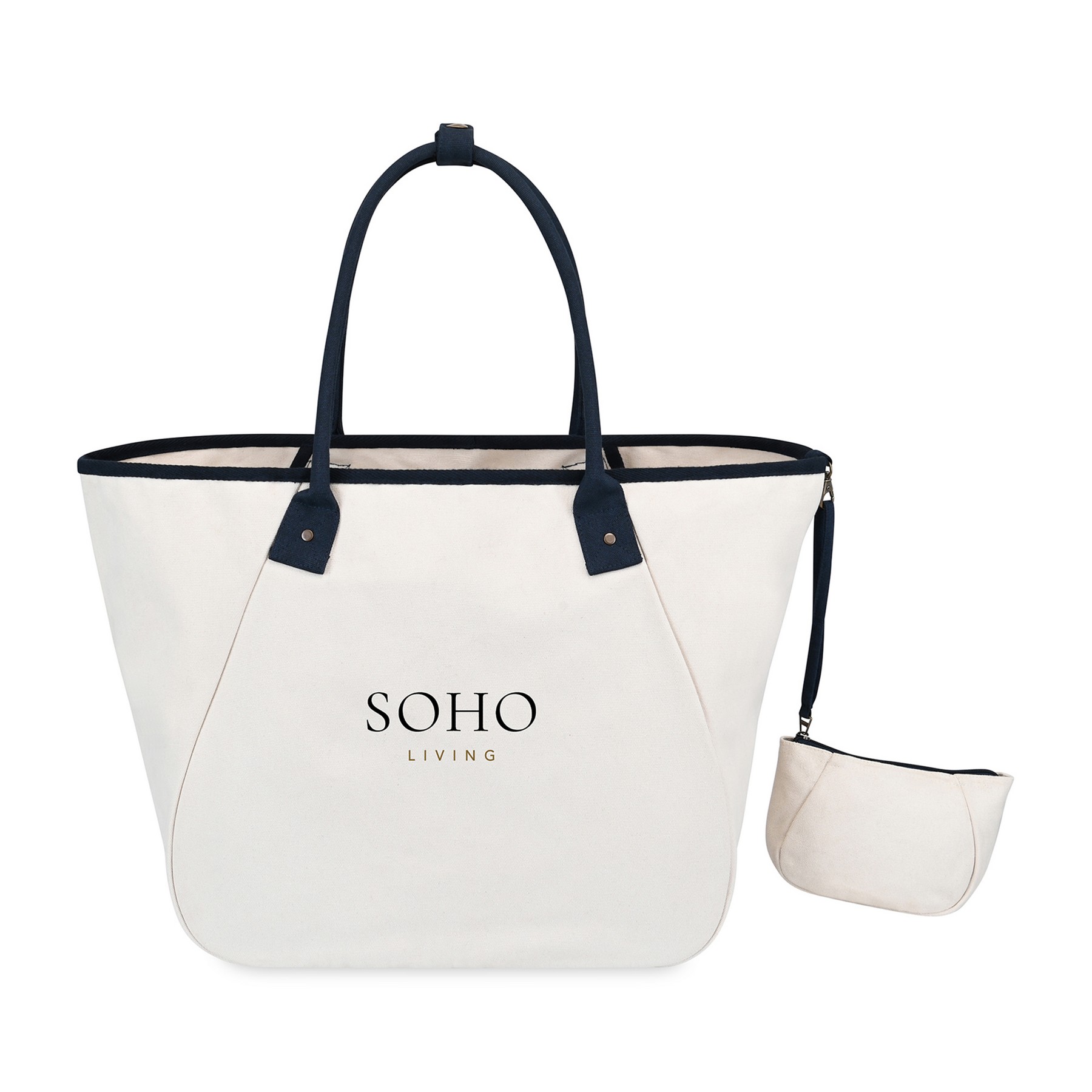 Picture of Market Street Tapered Carryall Tote - Navy