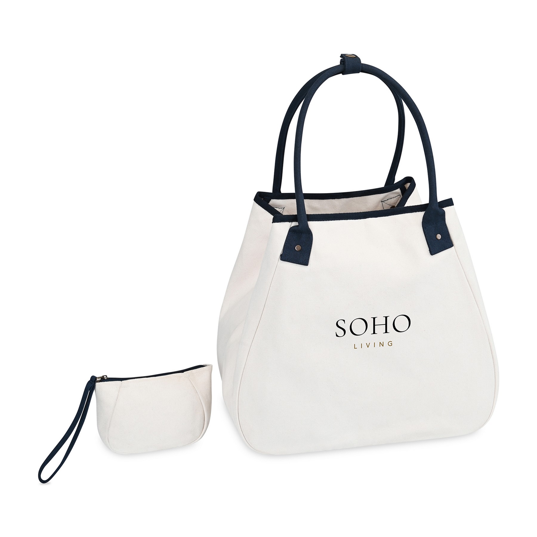 Picture of Market Street Tapered Carryall Tote - Navy
