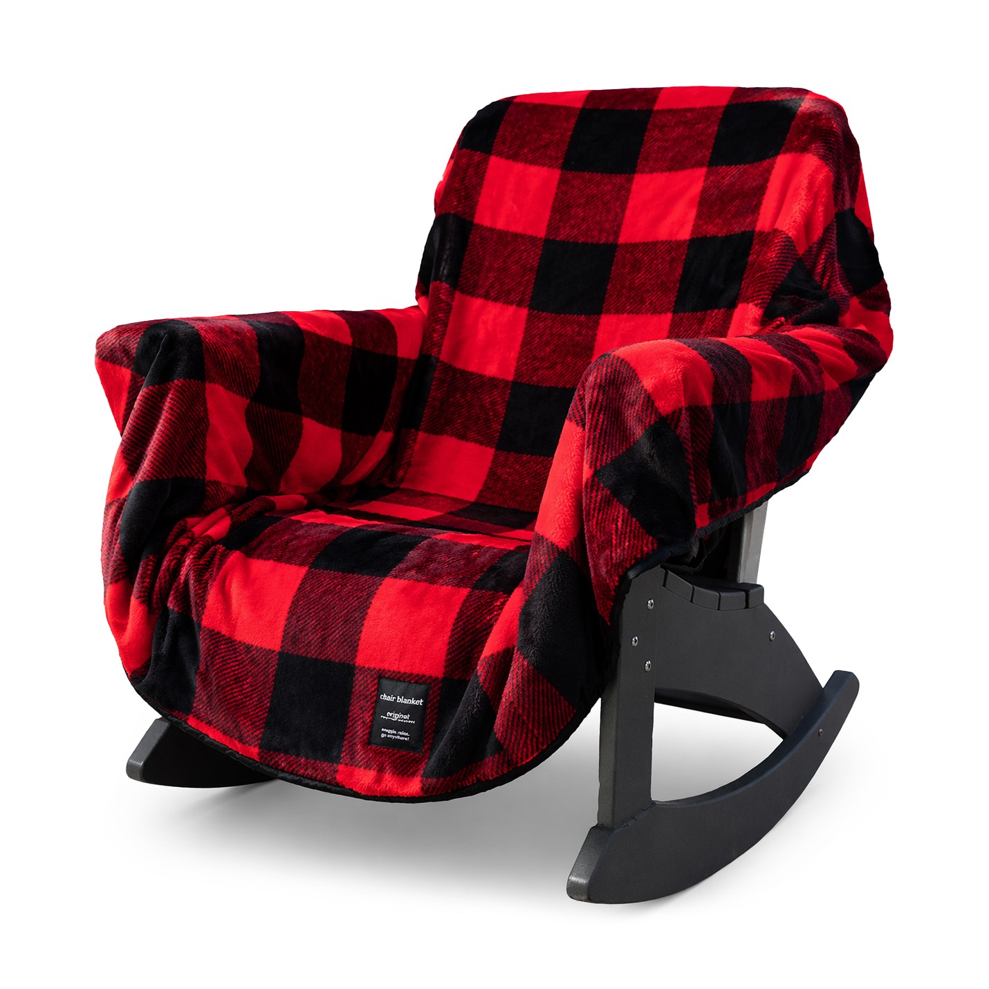 Picture of City Bonfires The Chair Blanket - Buffalo Plaid