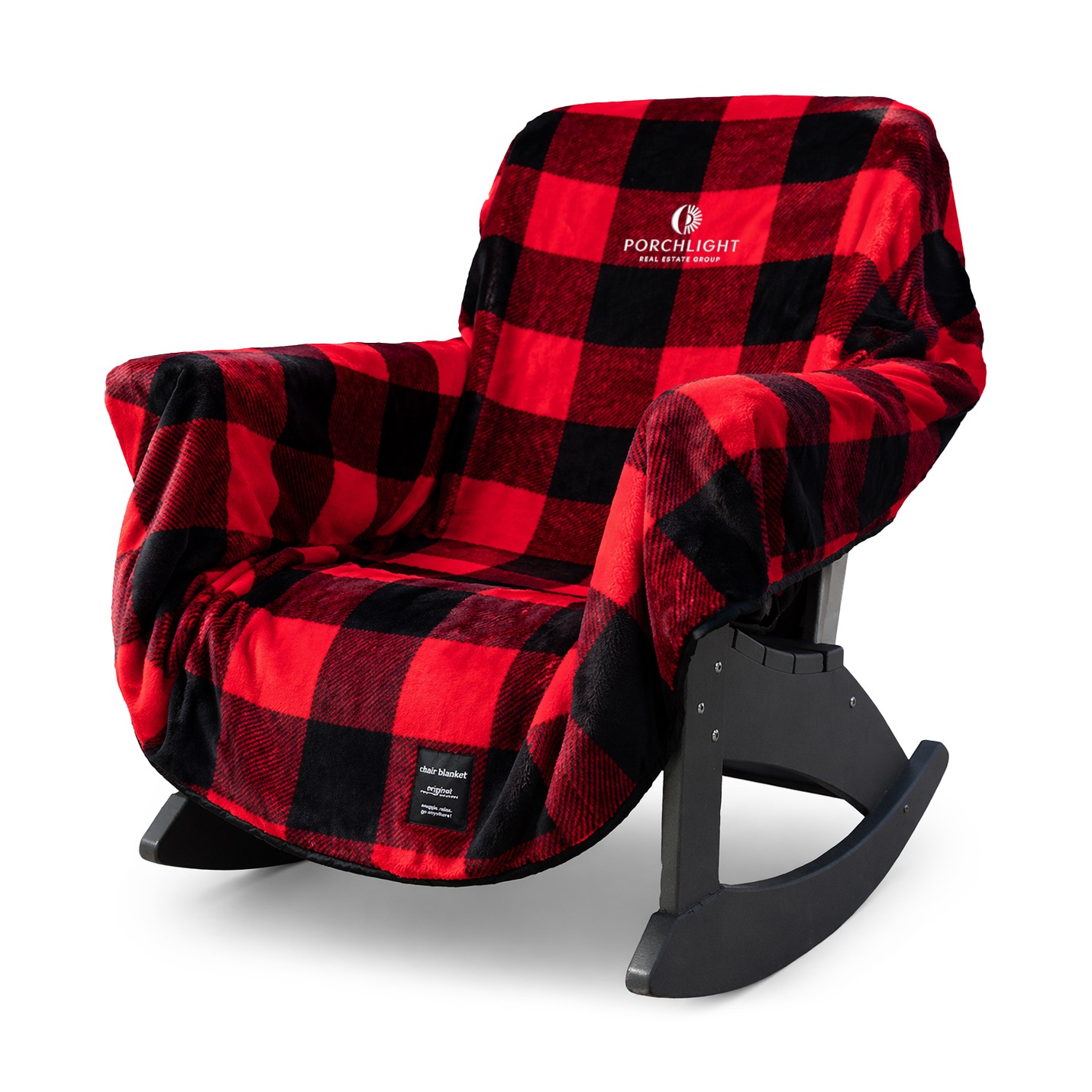Picture of City Bonfires The Chair Blanket - Buffalo Plaid