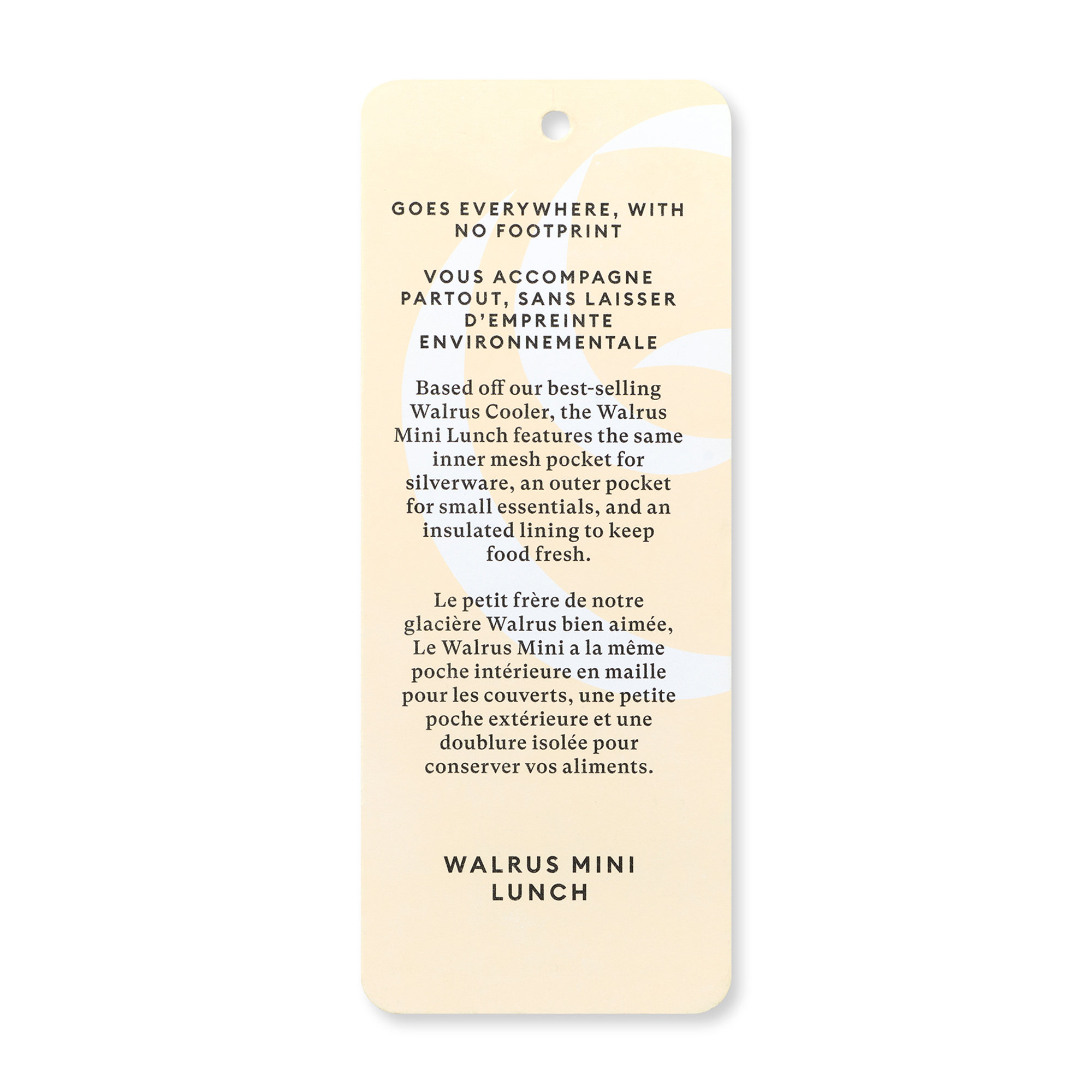 Picture of Out of the Woods Walrus Mini Lunch - Stone