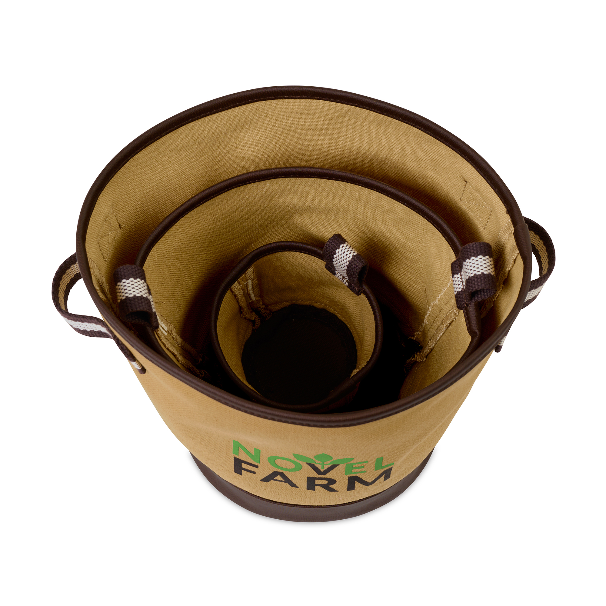 Picture of Heritage Supply Plant, Grow and Store Trio of Pots - Dune