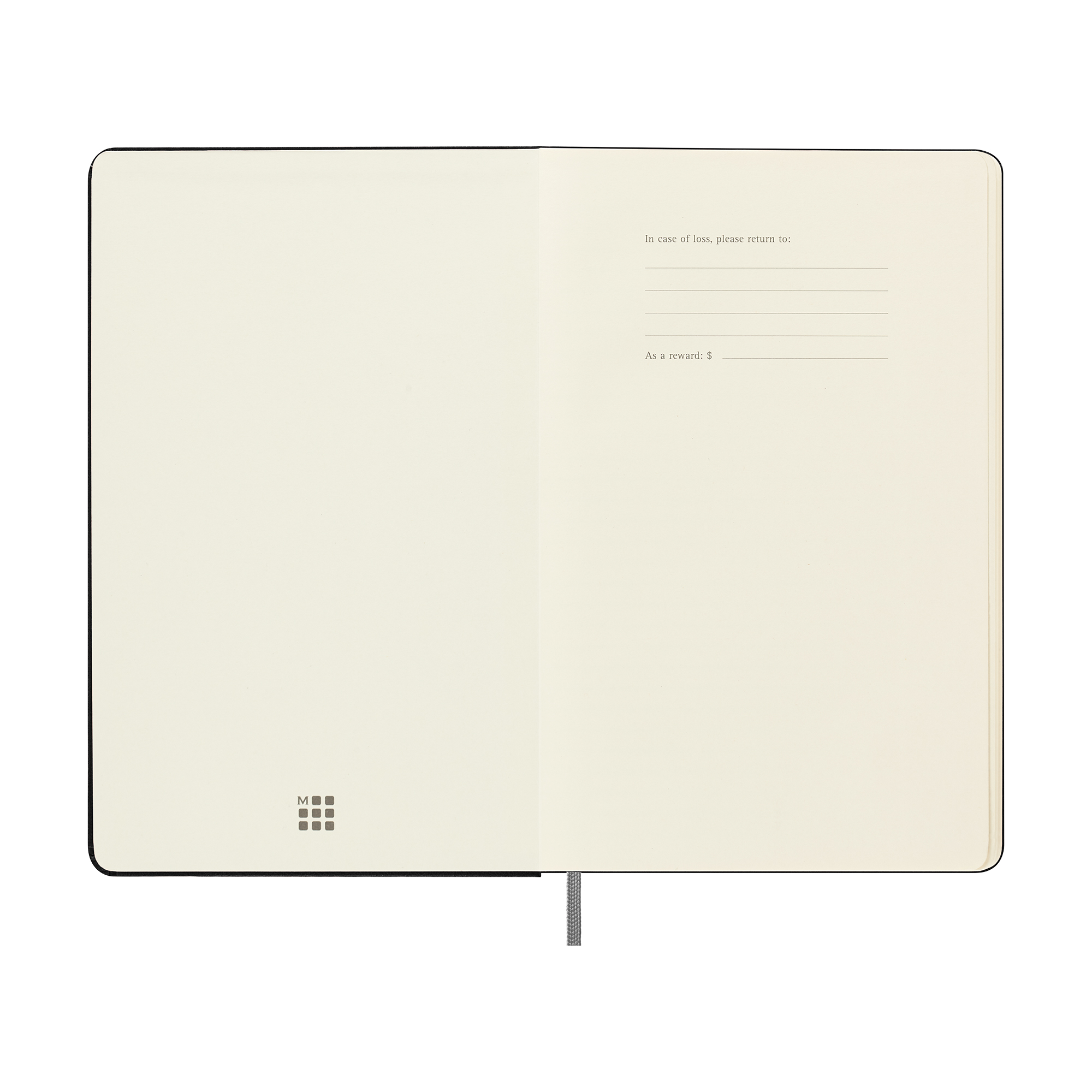 Picture of Moleskine Hard Cover Ruled Large Smart Notebook - Black