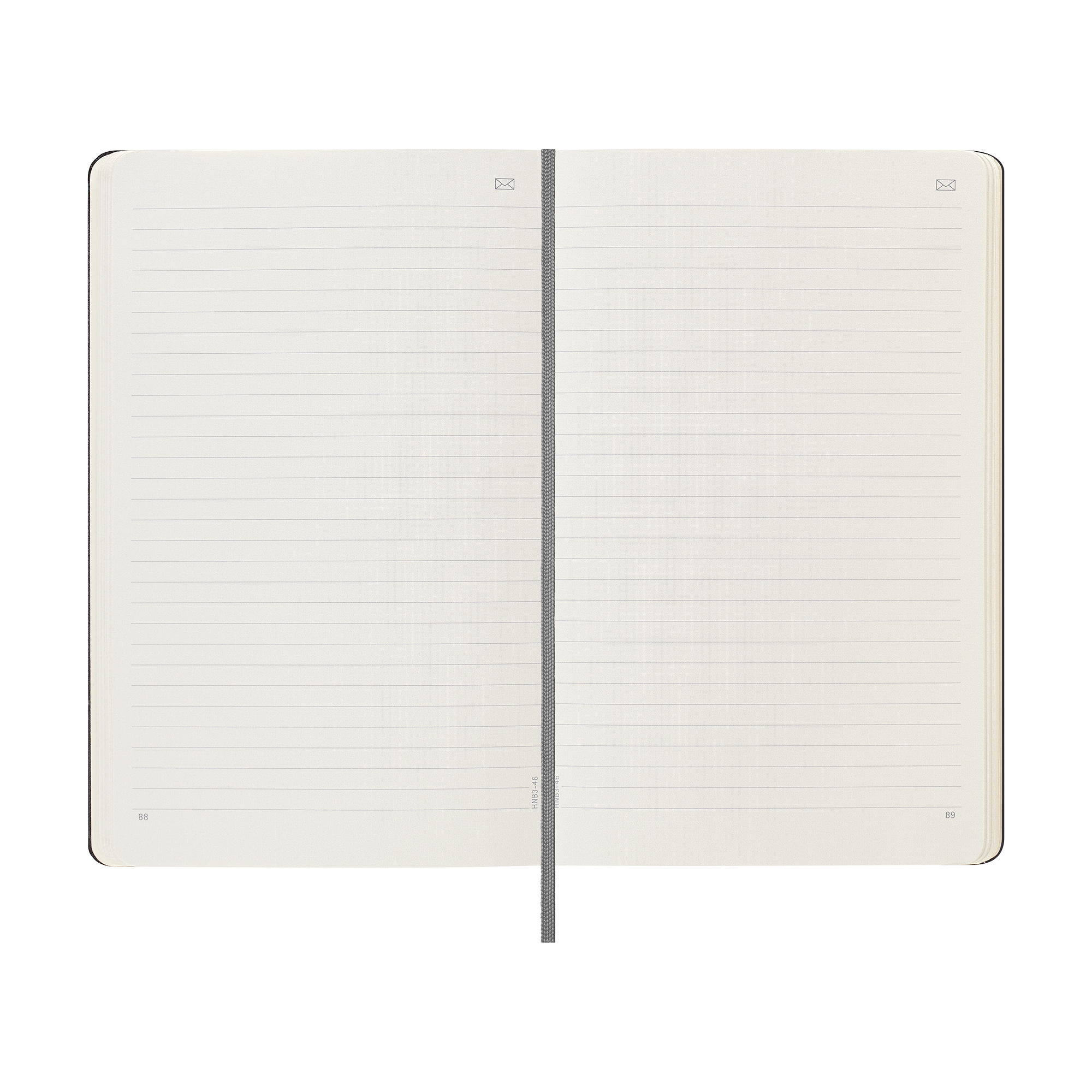 Picture of Moleskine Hard Cover Ruled Large Smart Notebook - Black