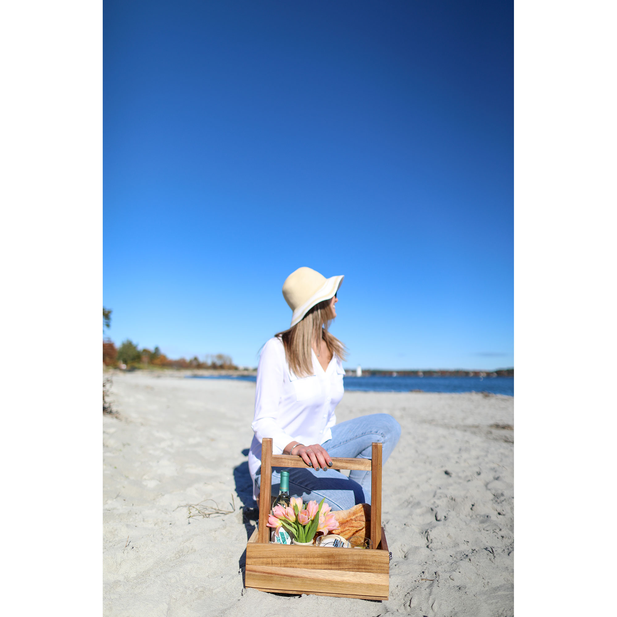 Picture of La Cuisine Picnic Table & Carrier - Wood