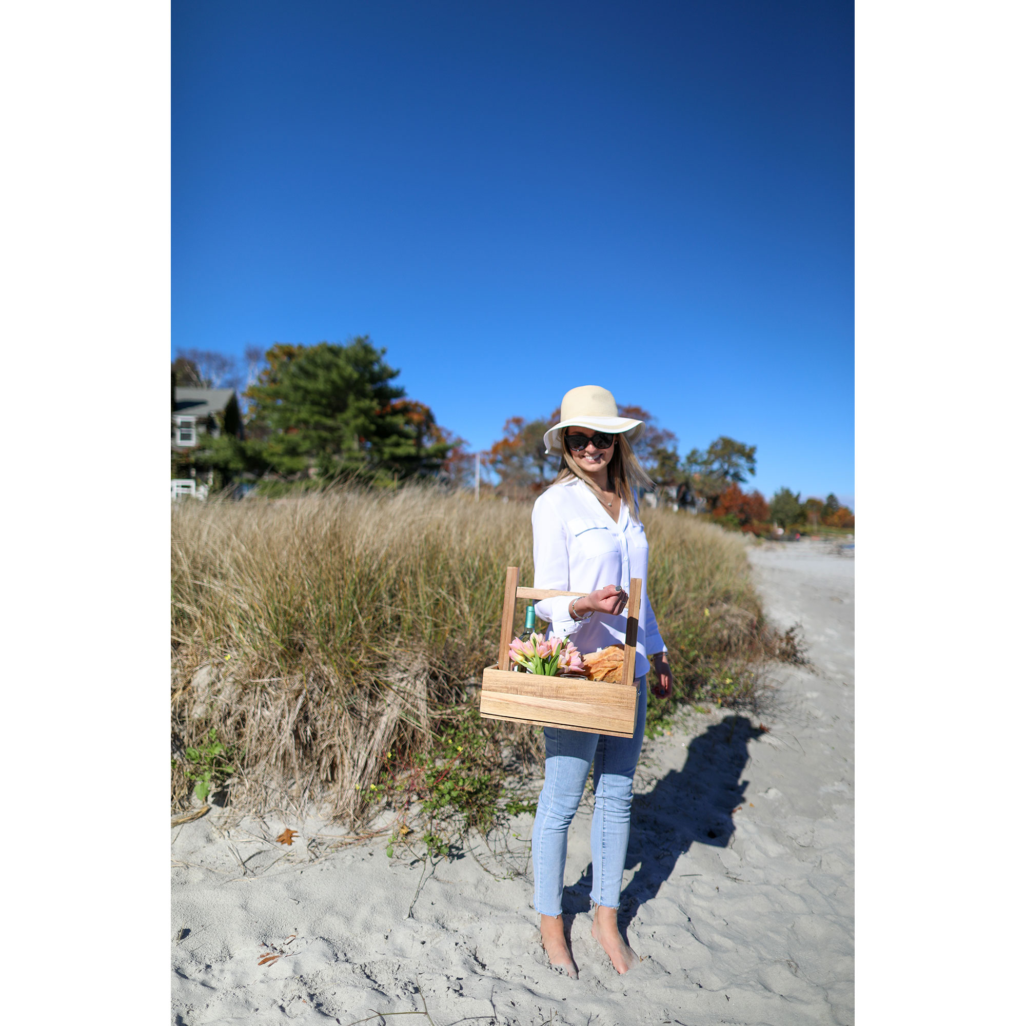 Picture of La Cuisine Picnic Table & Carrier - Wood