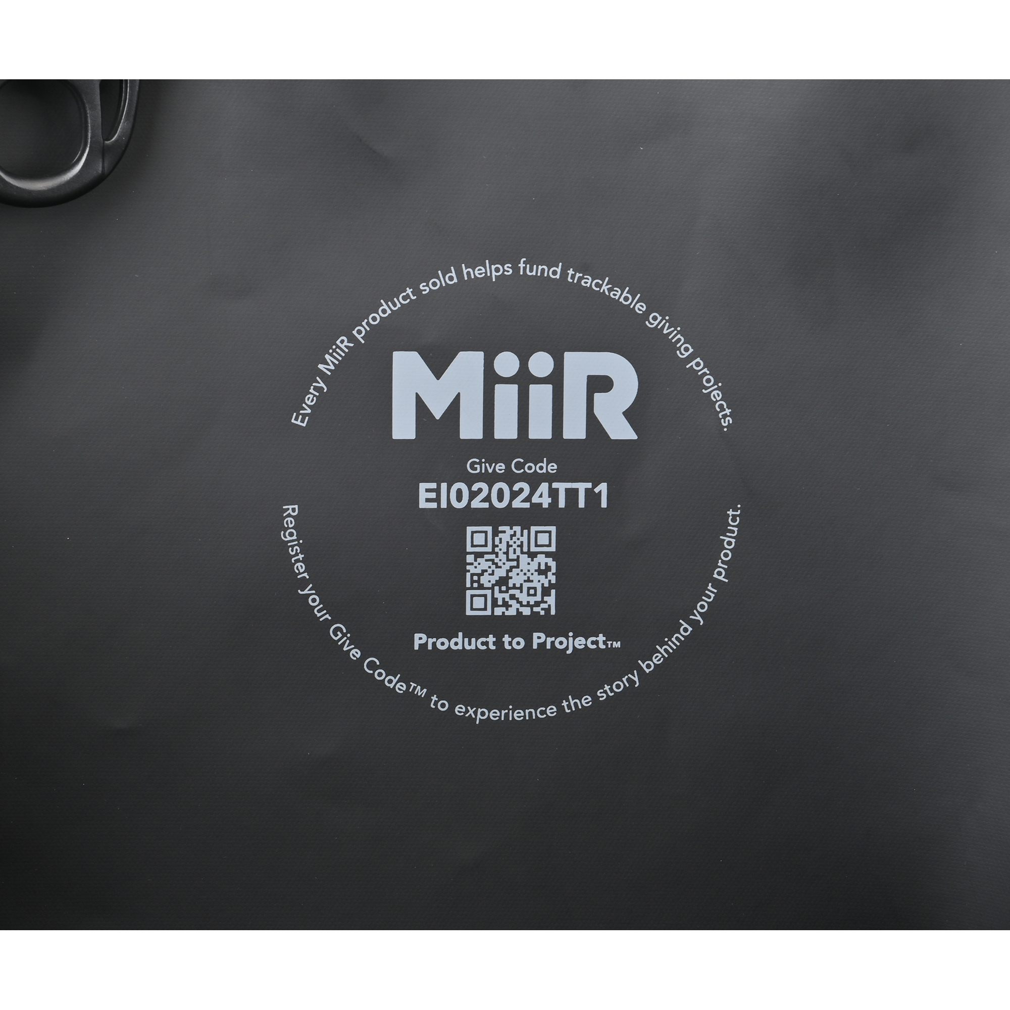 Picture of MiiR Bahia Recycled rPET 40L XL Tote - Black