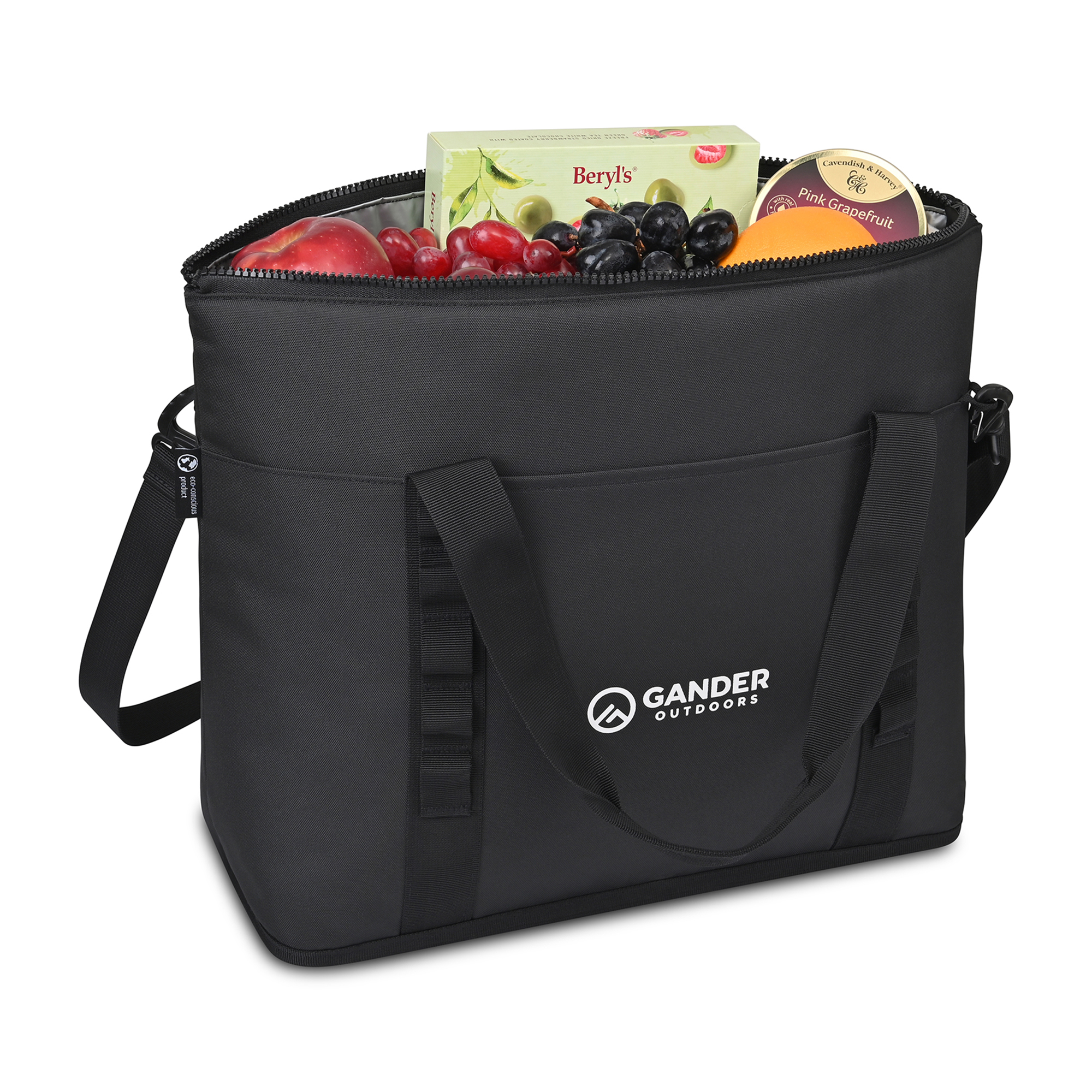Picture of Acadia Recycled rPET Tote Cooler - Black