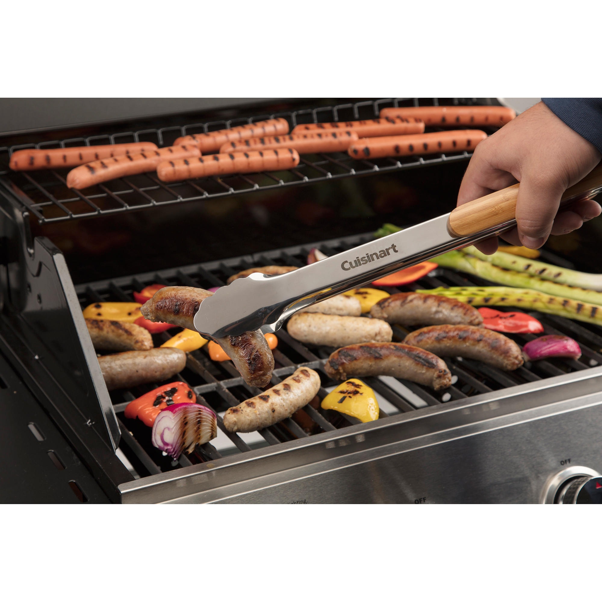 Picture of Cuisinart Outdoors Bamboo 13 PC Grill Tool Set - Bamboo