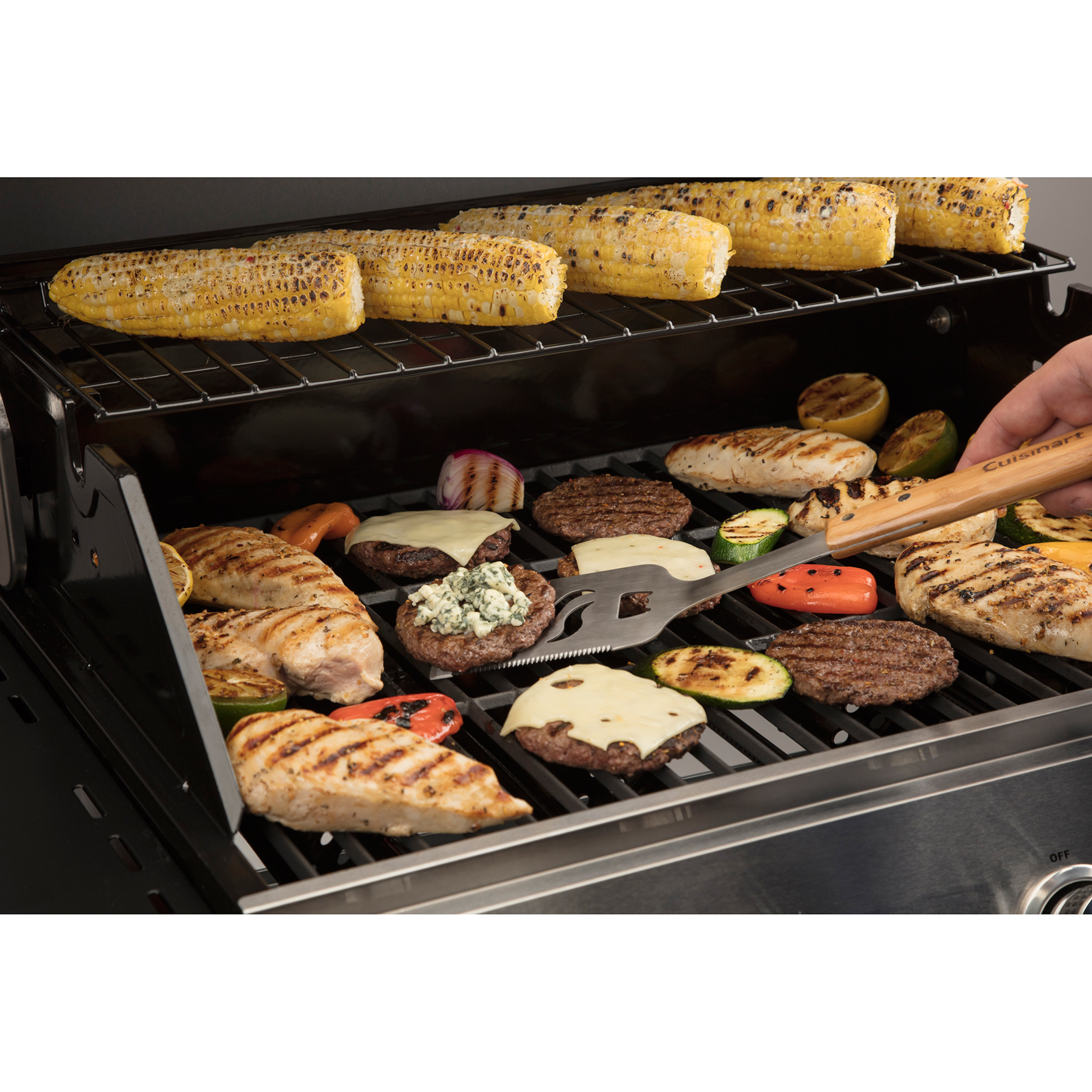 Picture of Cuisinart Outdoors Bamboo 13 PC Grill Tool Set - Bamboo