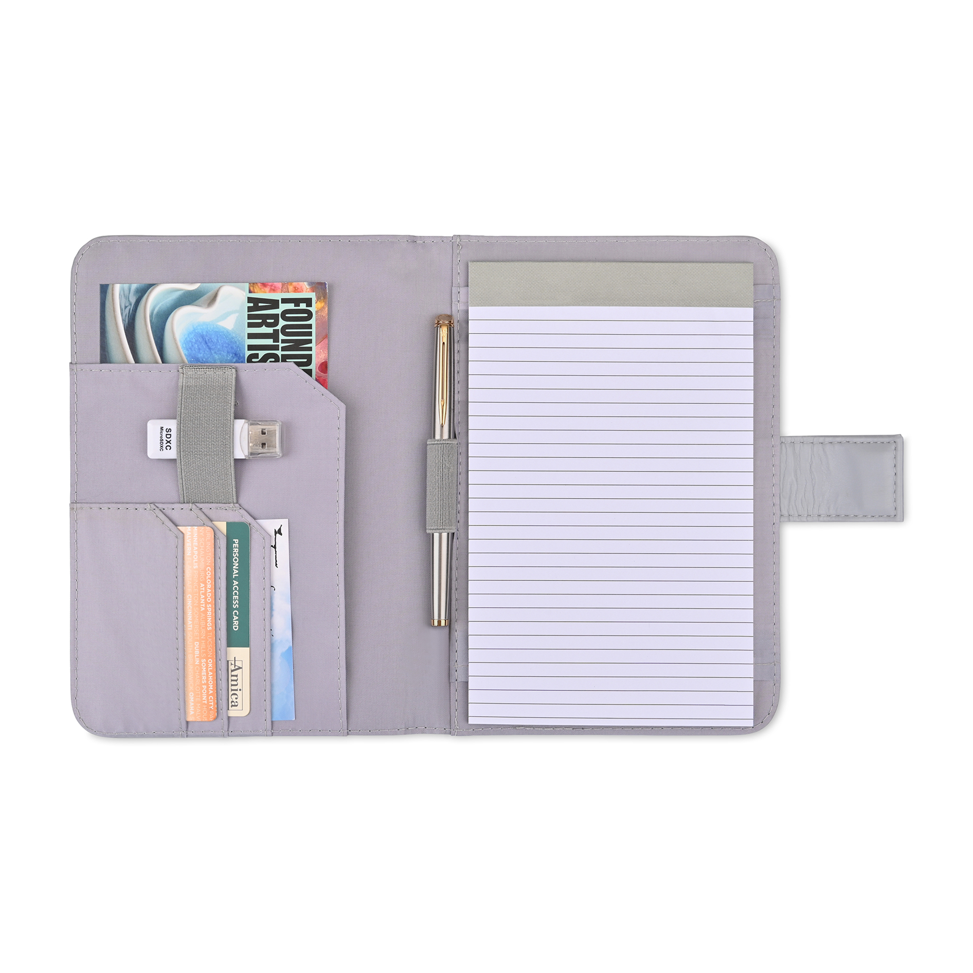 Picture of Morgan Junior Magnetic Padfolio - Greystone