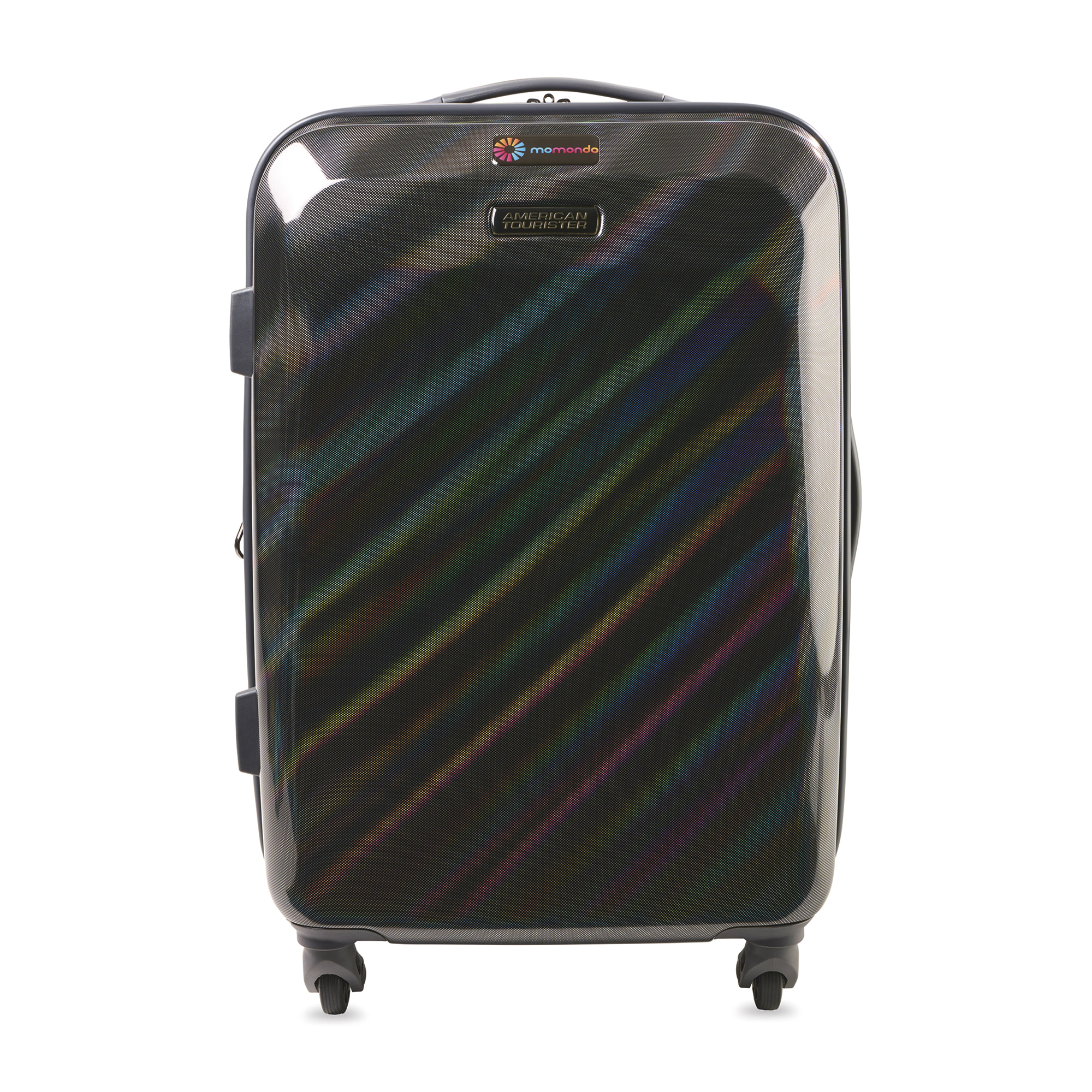 Picture of American Tourister Moonlight 21" Carry-on Spinner - Iridescent Black