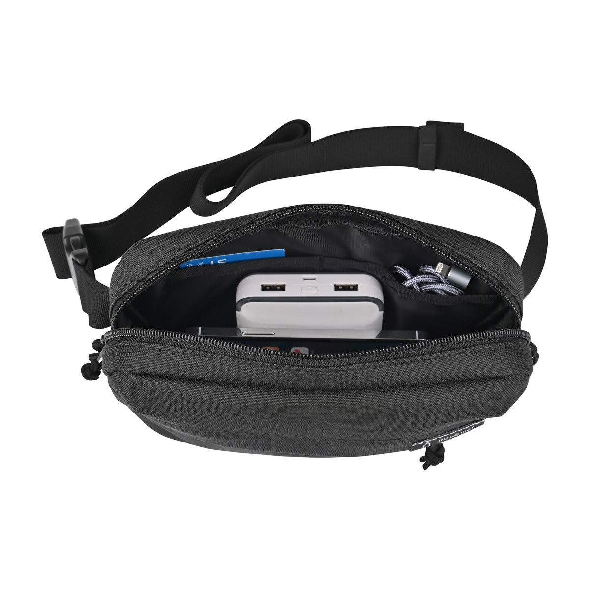 Picture of Renew Recycled rPET Waist Pack - AWARE - Black
