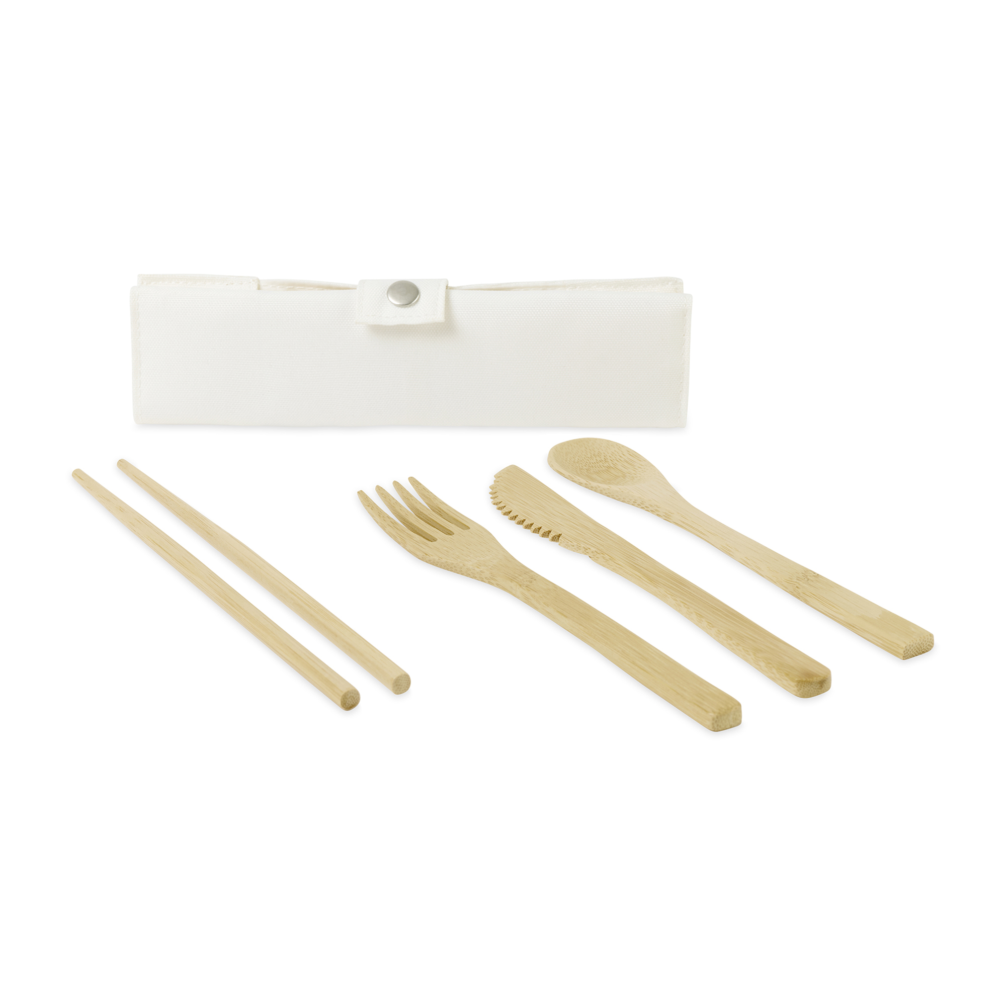 Picture of Zero-Waste Bamboo Utensil Kit - Natural
