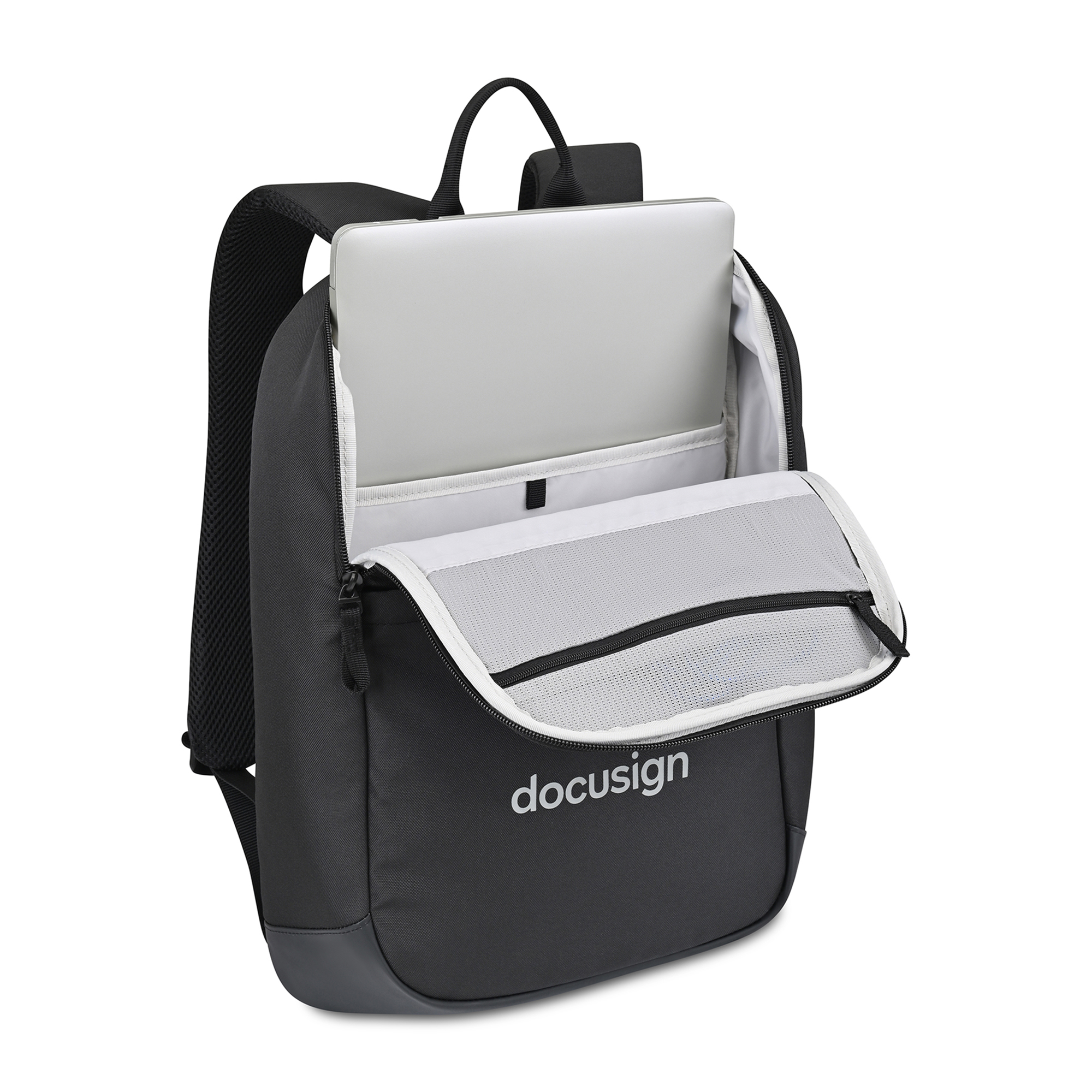 Picture of Transit Recycled rPET Laptop Slim Backpack - Black