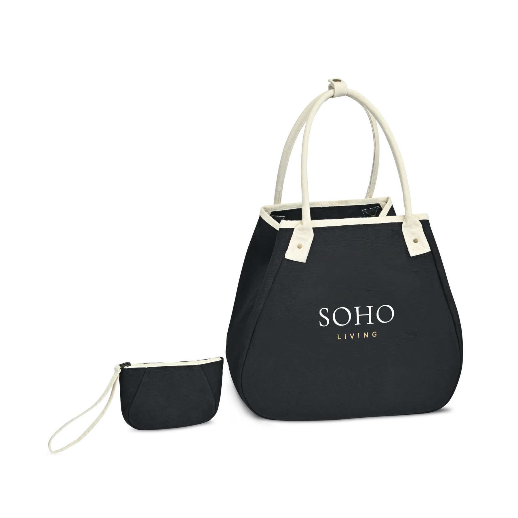 Picture of Market Street Tapered Carryall Tote - Black