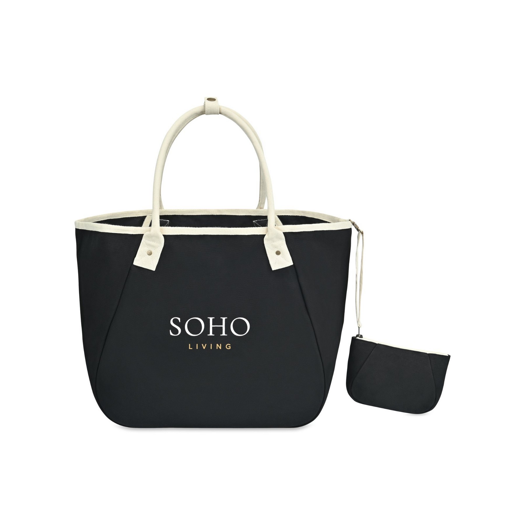 Picture of Market Street Tapered Carryall Tote - Black