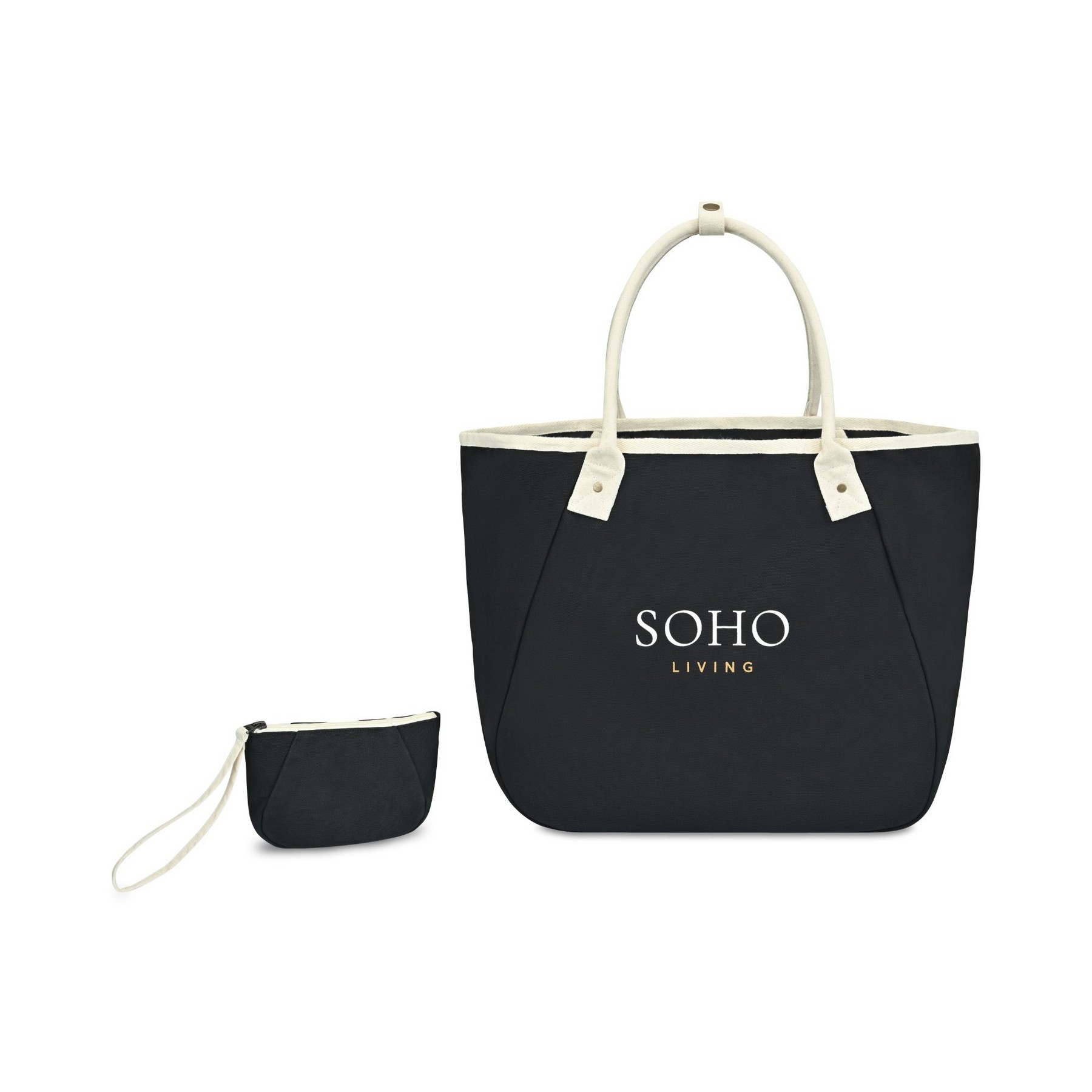 Picture of Market Street Tapered Carryall Tote - Black