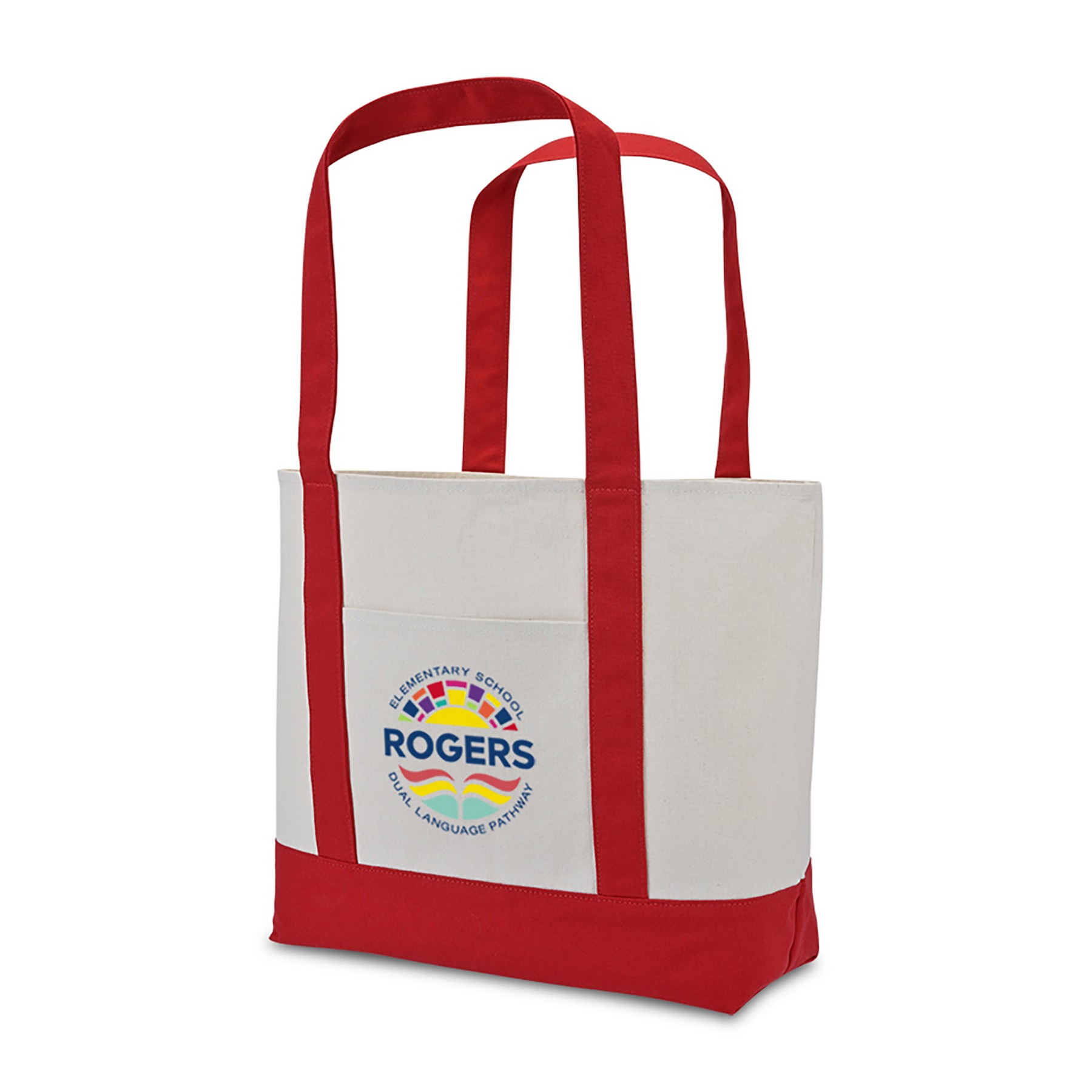 Picture of Large Canvas Tote - Red