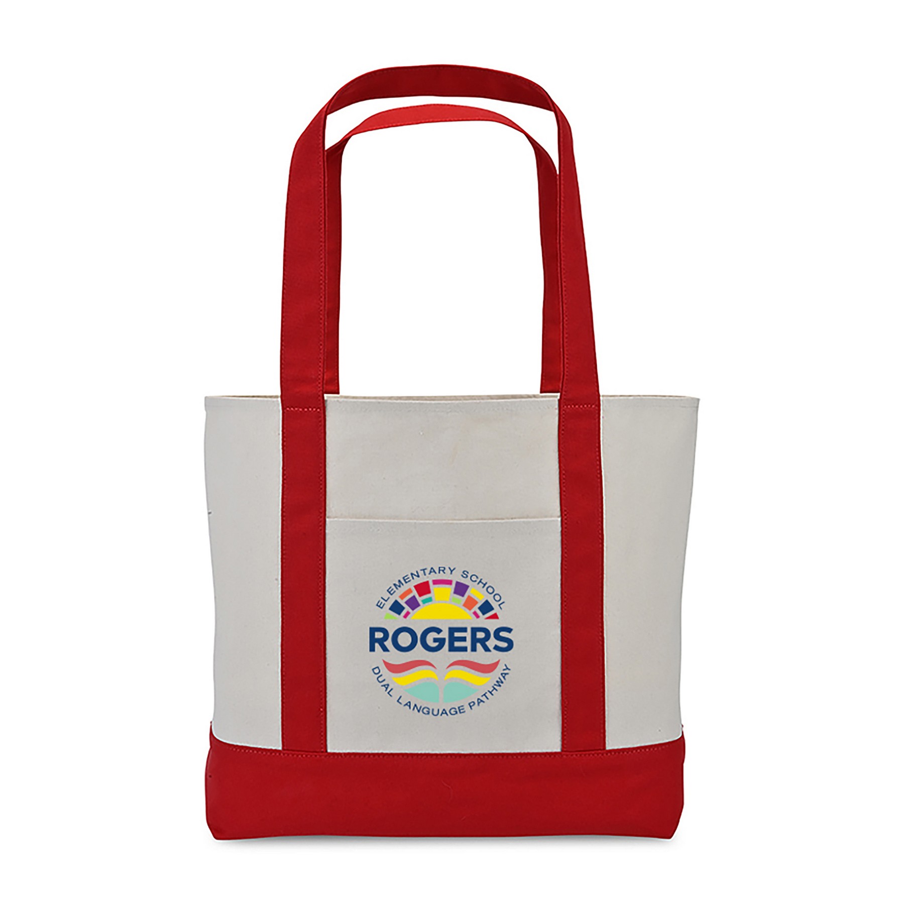 Picture of Large Canvas Tote - Red