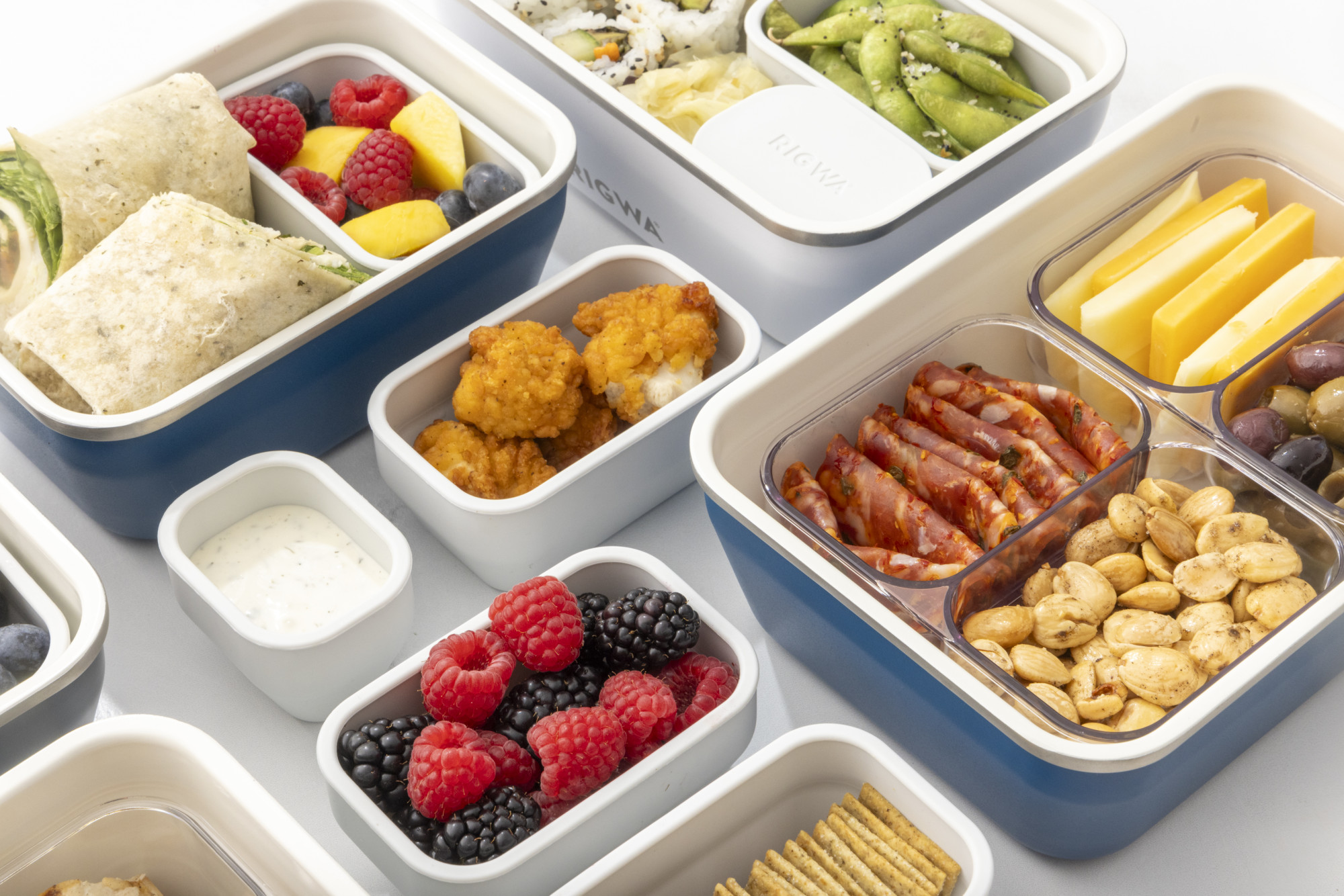 Picture of RIGWA Travel Bento Box 8x5 - Blue