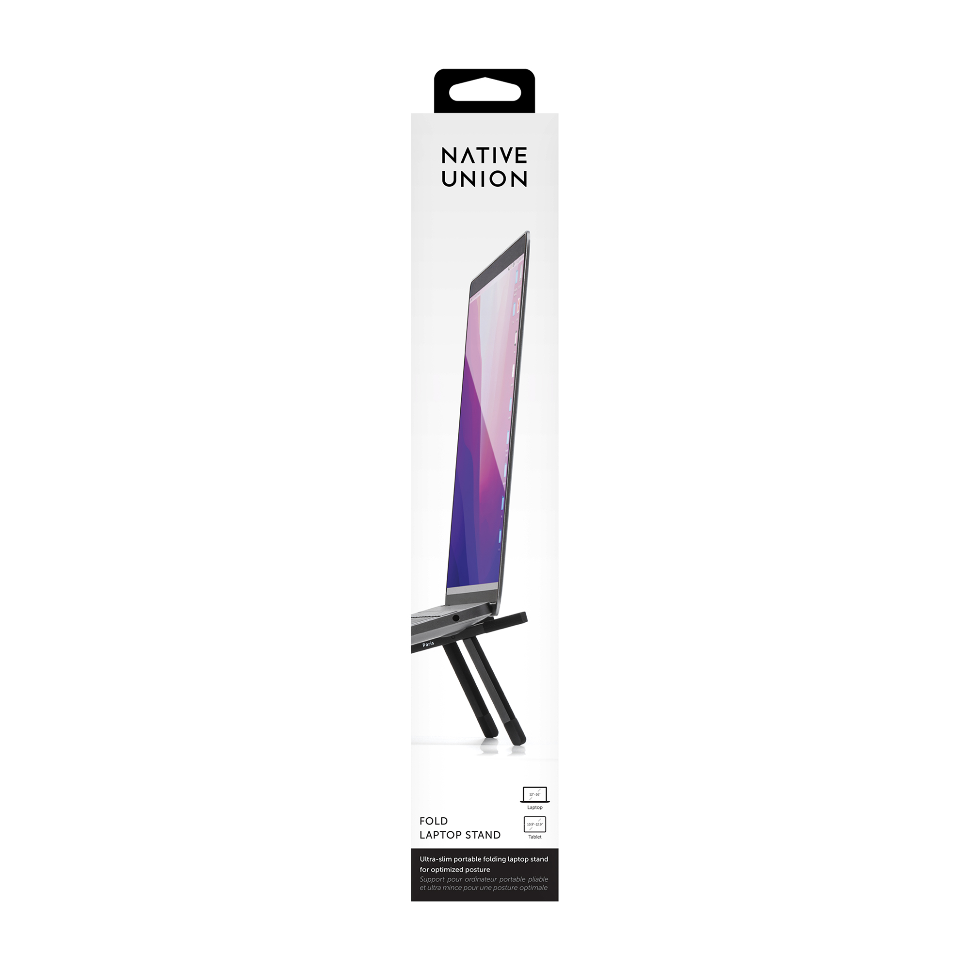 Picture of Native Union Fold Laptop Stand - Black