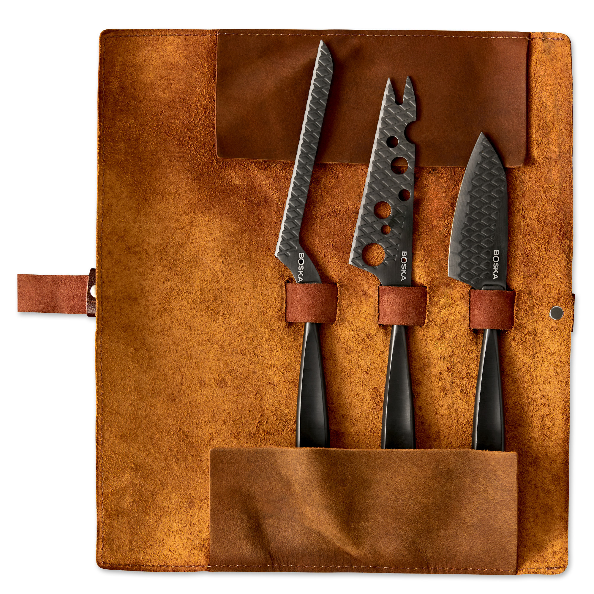 Picture of BOSKA Cheese Knife Set Monaco+ Dark - Black