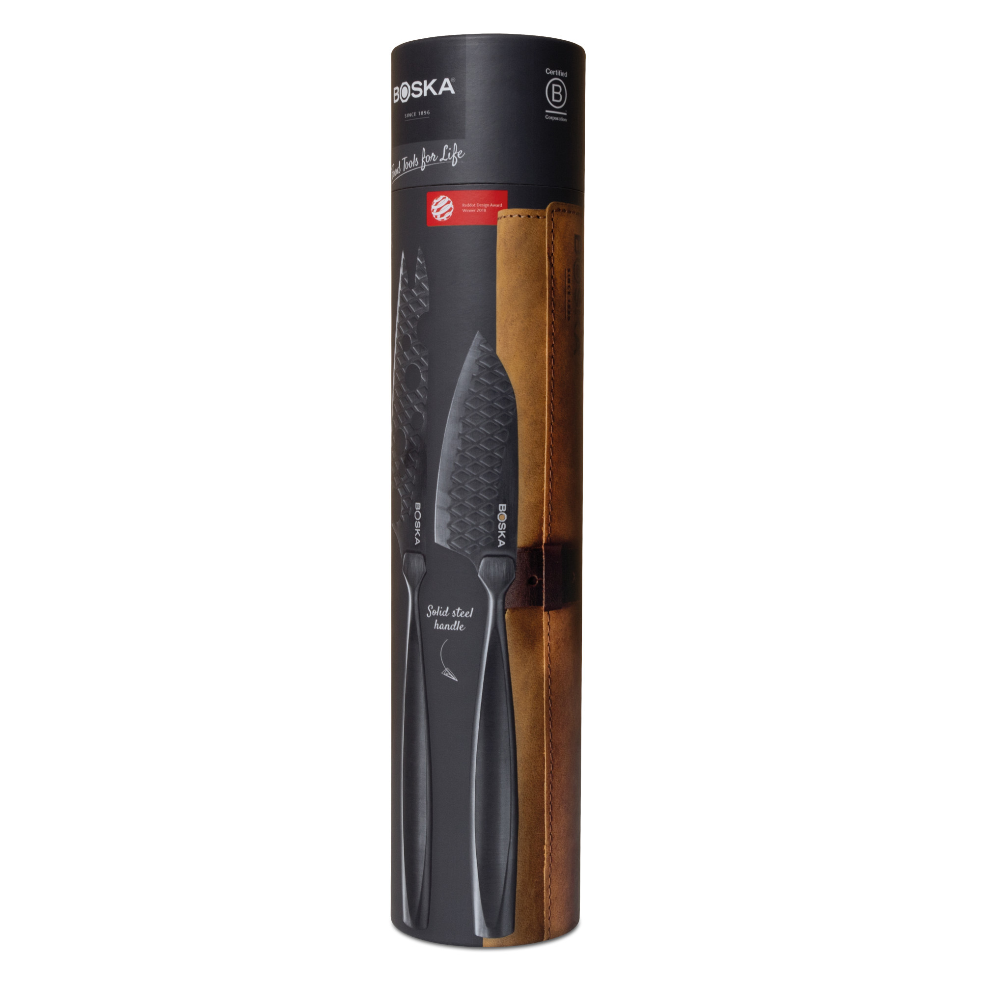 Picture of BOSKA Cheese Knife Set Monaco+ Dark - Black