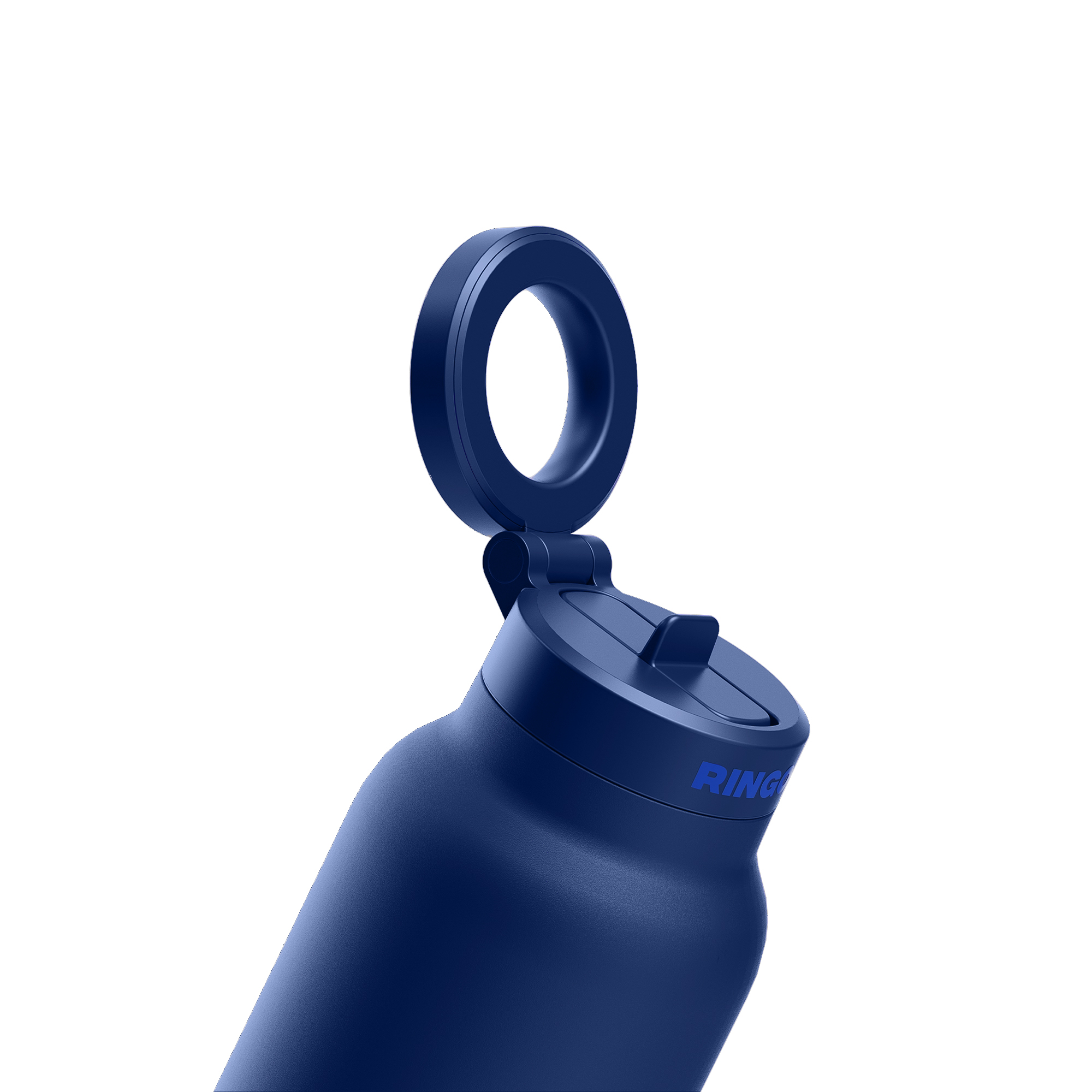 Picture of RINGO Pro Water Bottle with Magnetic Booster Ring - 32 Oz. - Blue