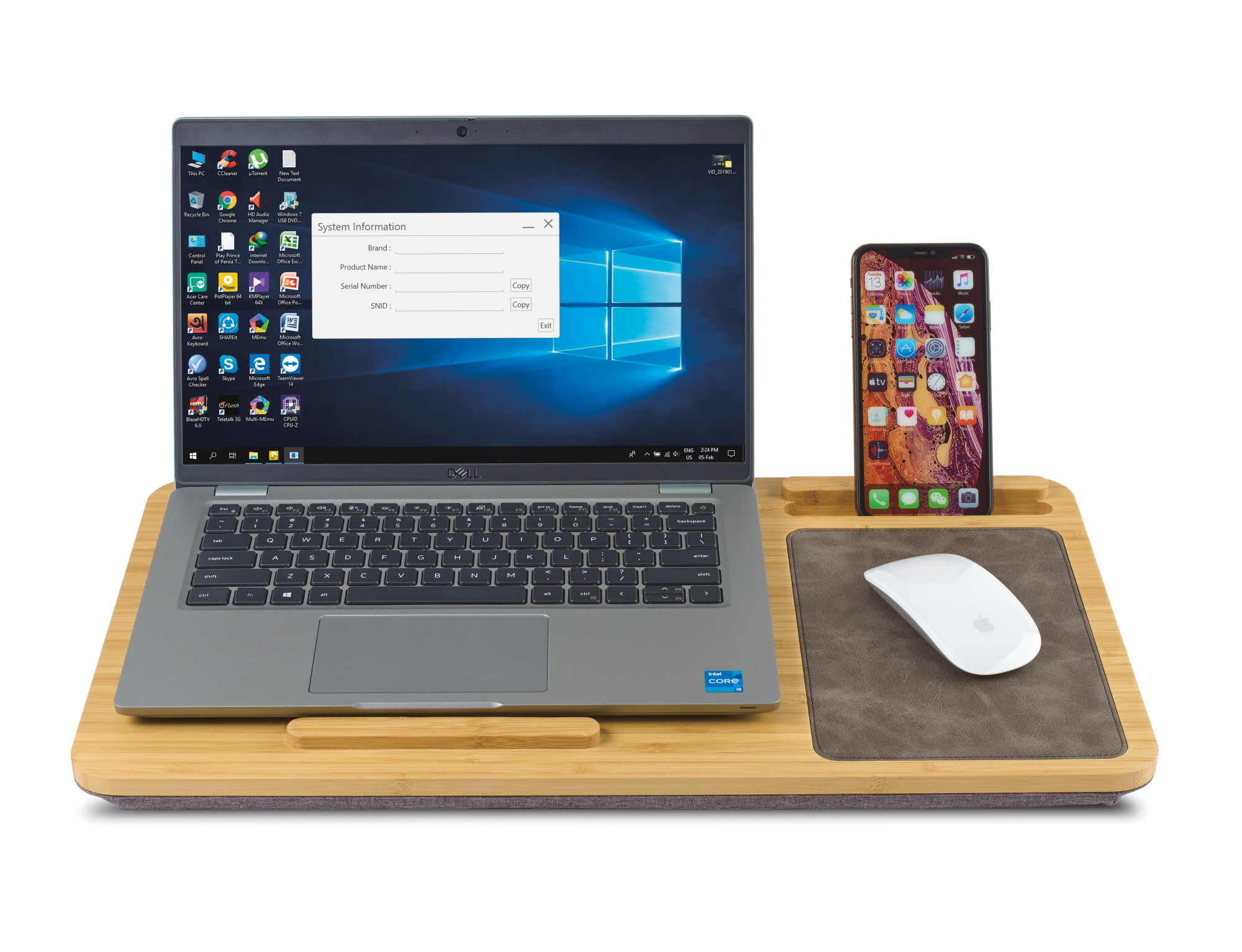 Picture of Auden Bamboo Lap Desk - Bamboo