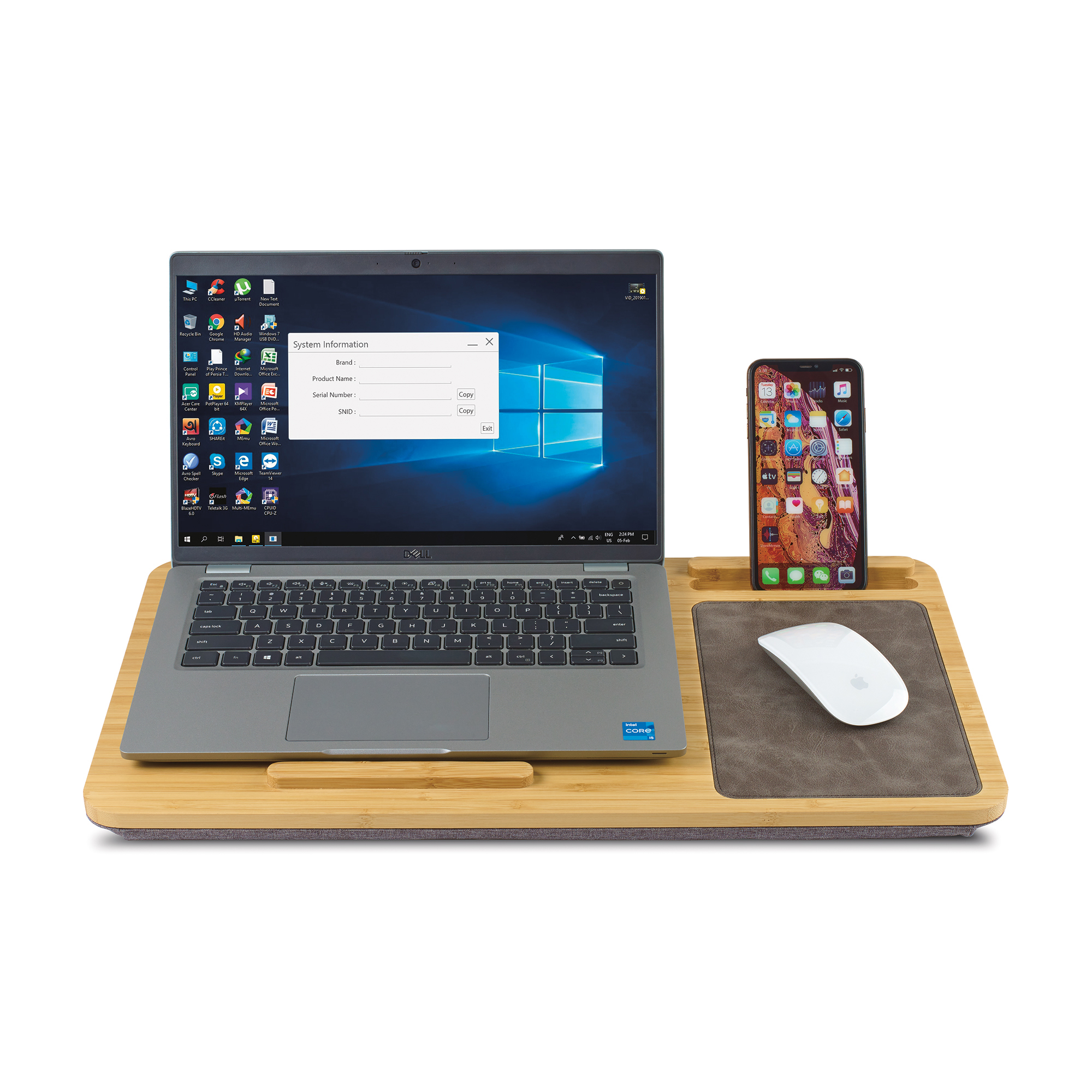 Picture of Auden Bamboo Lap Desk - Bamboo