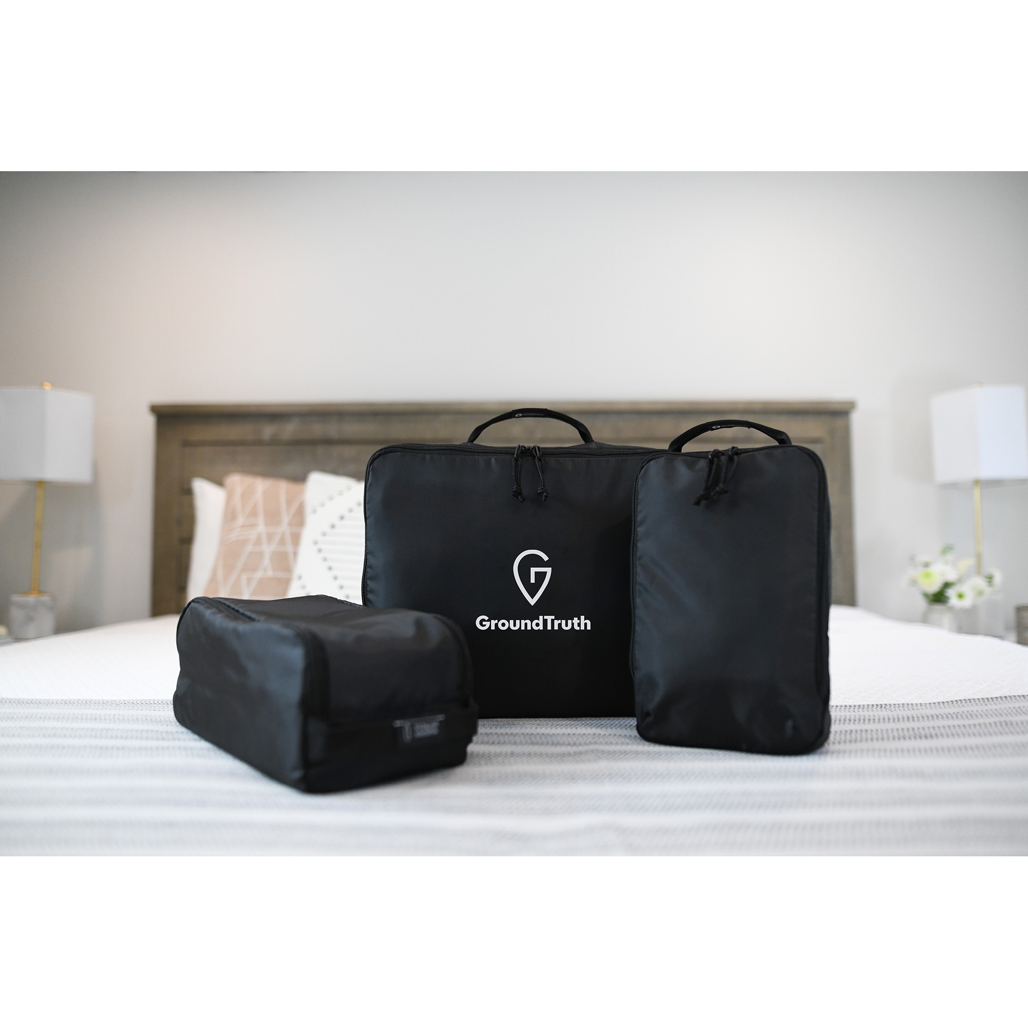 Picture of Renew Recycled rPET Packing Cube Set - AWARE - Black