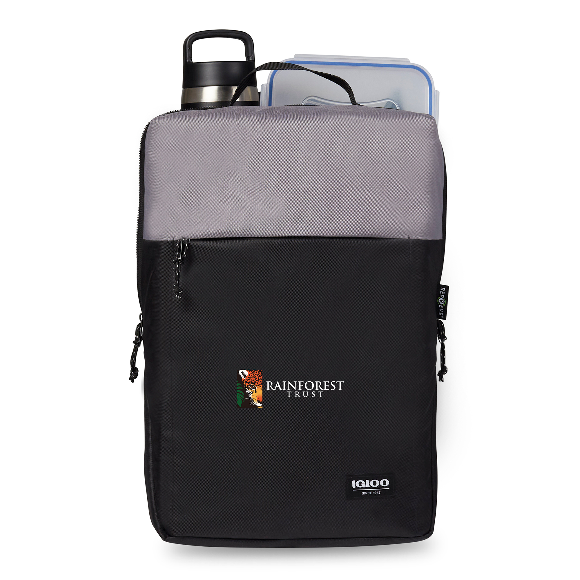 Picture of Igloo Fundamentals Lotus Backpack Cooler - Black-Dark Grey
