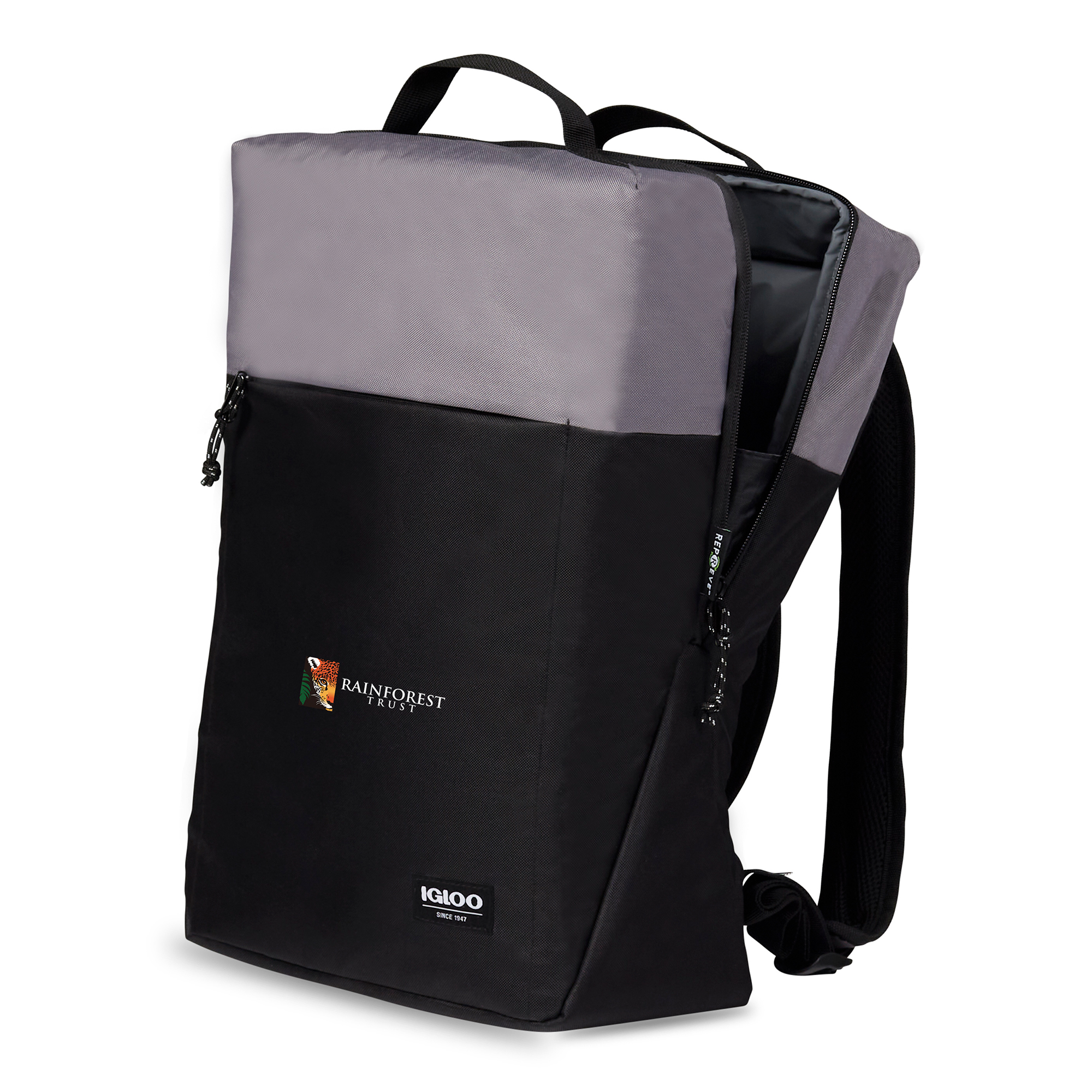 Picture of Igloo Fundamentals Lotus Backpack Cooler - Black-Dark Grey
