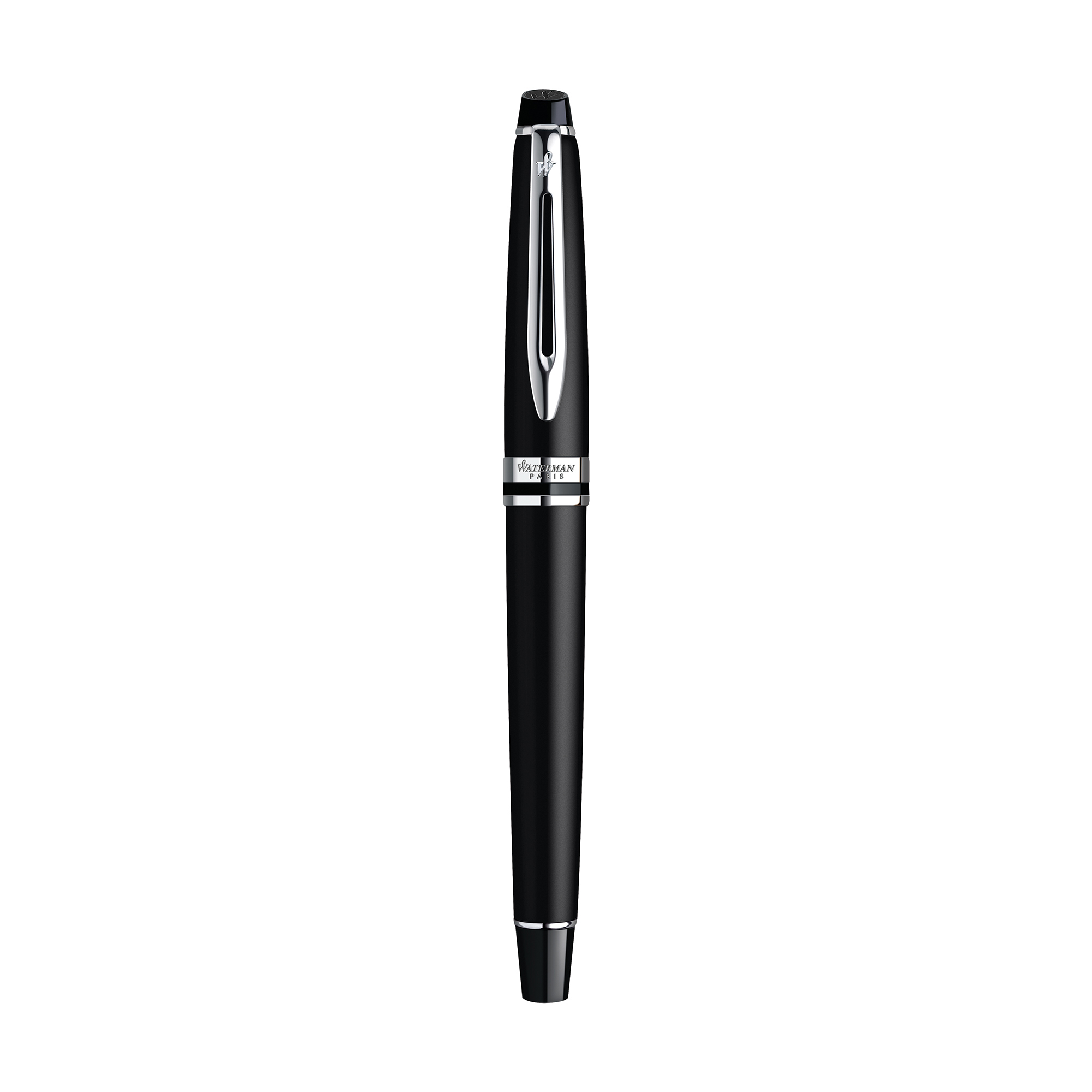 Picture of Waterman Expert Rollerball - Black - Silver Trim
