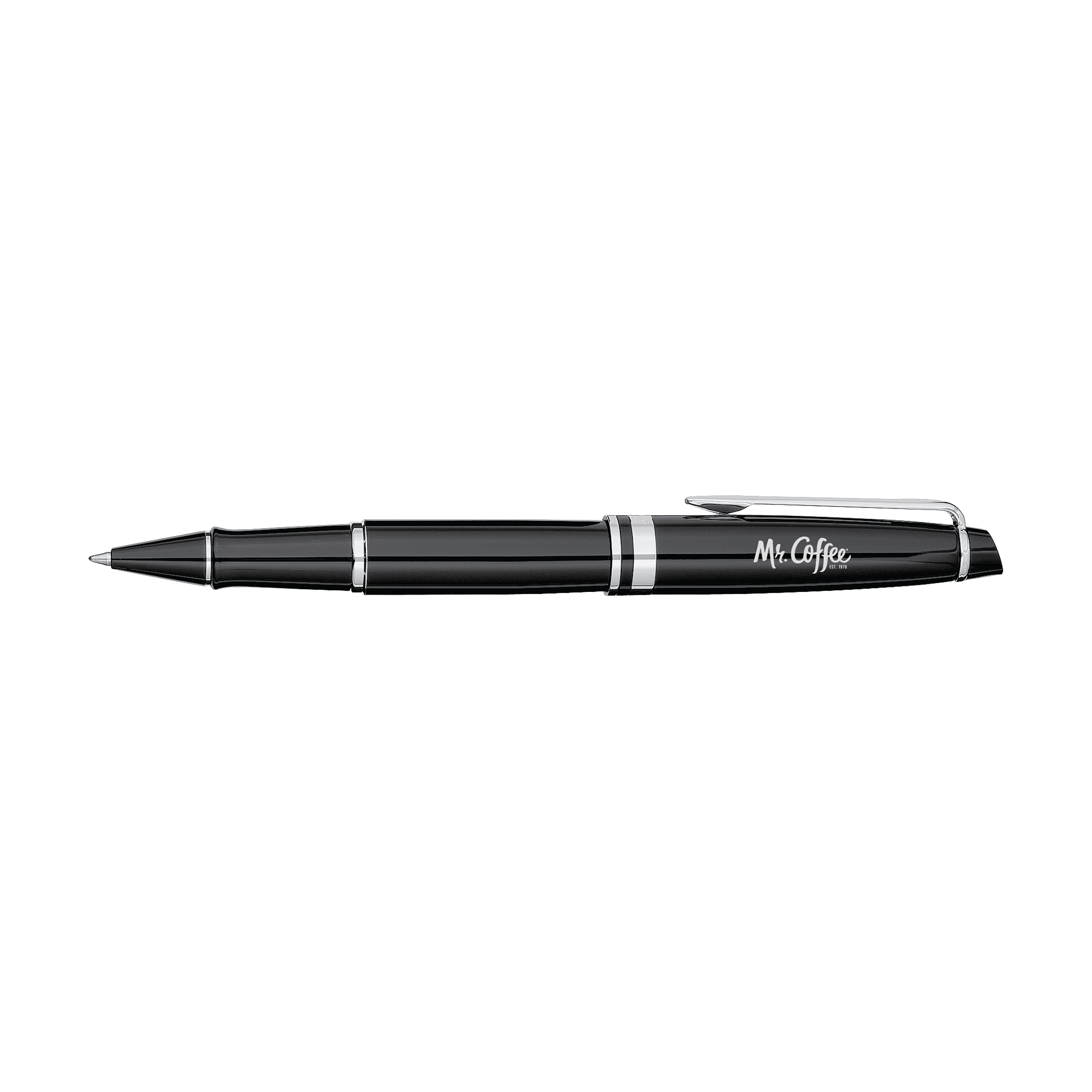 Picture of Waterman Expert Rollerball - Black - Silver Trim