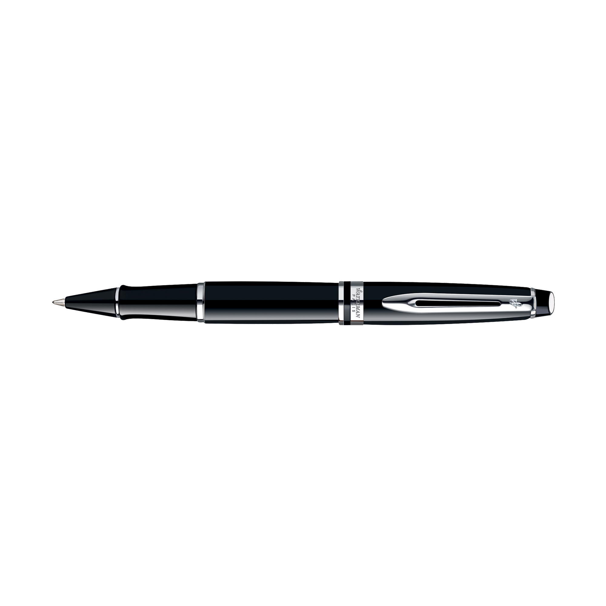 Picture of Waterman Expert Rollerball - Black - Silver Trim