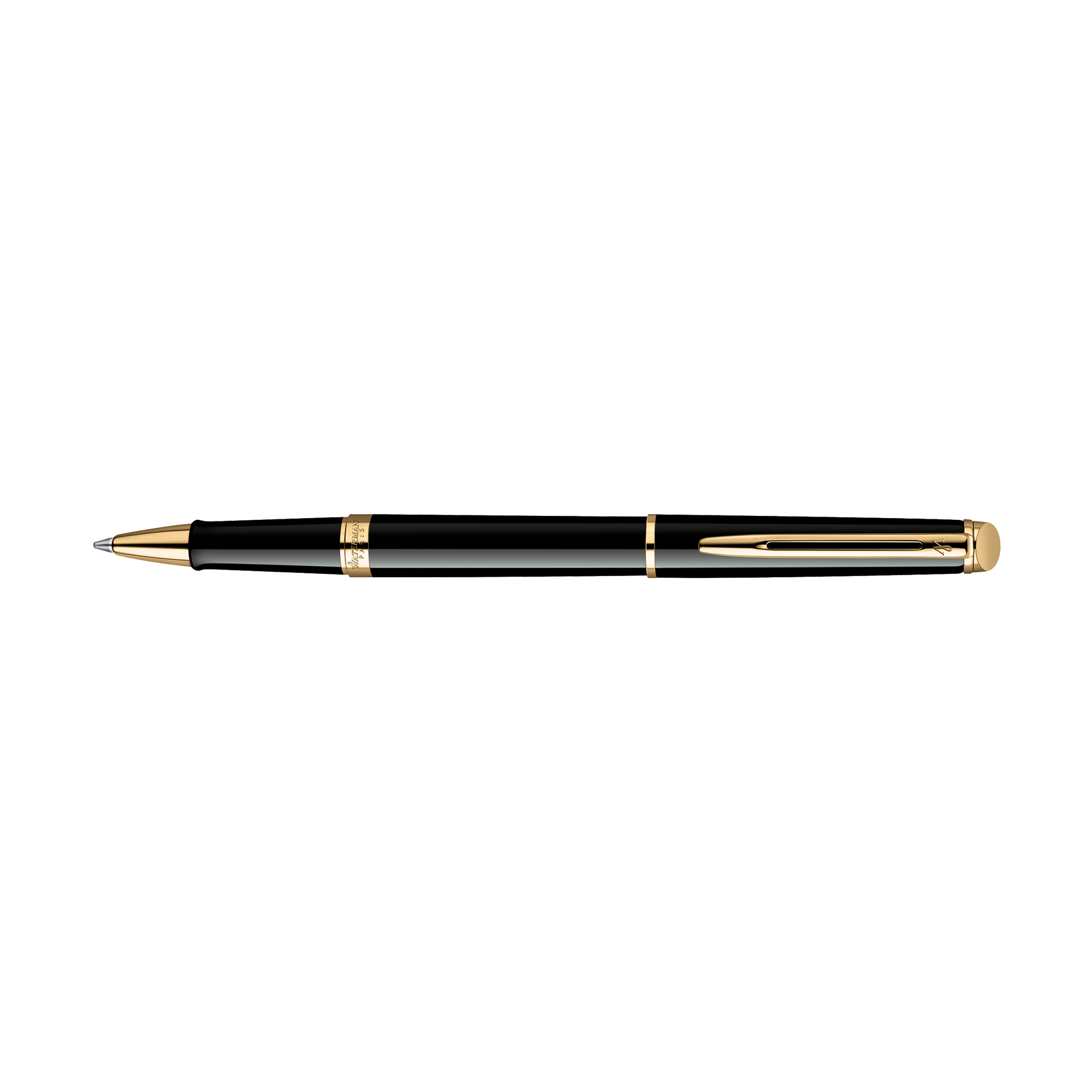 Picture of Waterman Hemisphere Rollerball - Black - Gold Trim