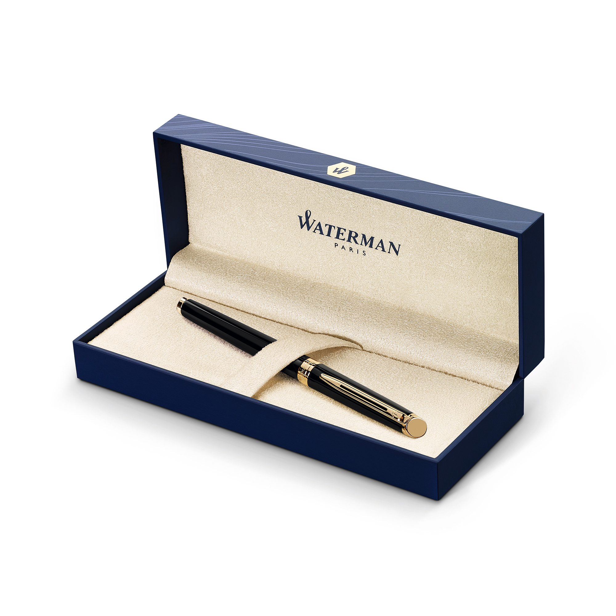 Picture of Waterman Hemisphere Rollerball - Black - Gold Trim