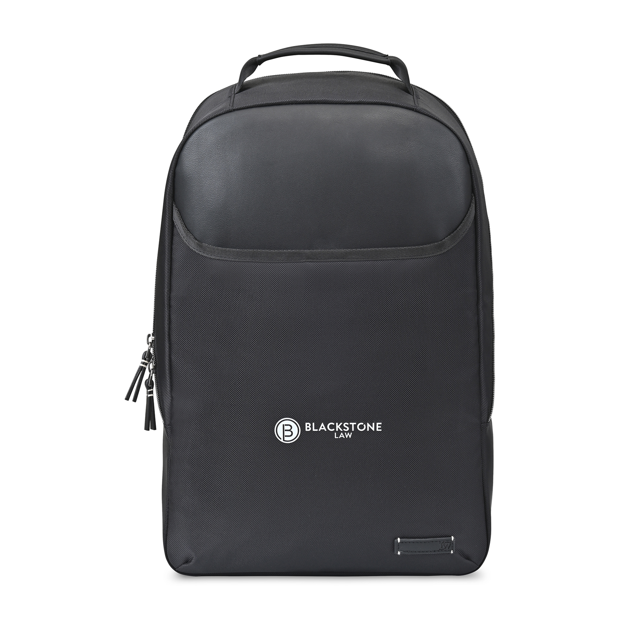 Picture of Travis & Wells Lennox Recycled Nylon Laptop Backpack - Black