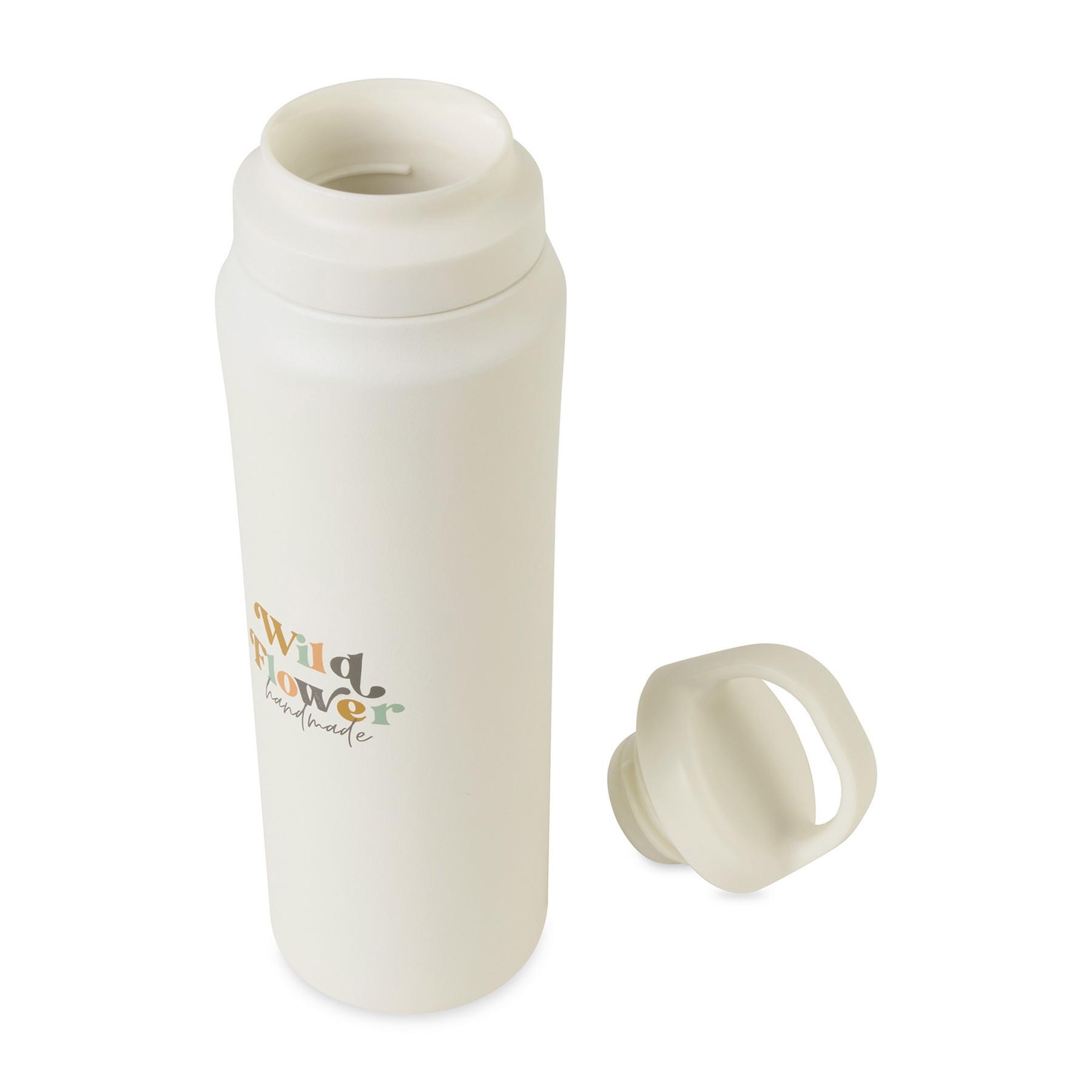 Picture of Aviana Rowan Recycled Stainless Steel Water Bottle - 16 Oz. - Marshmallow
