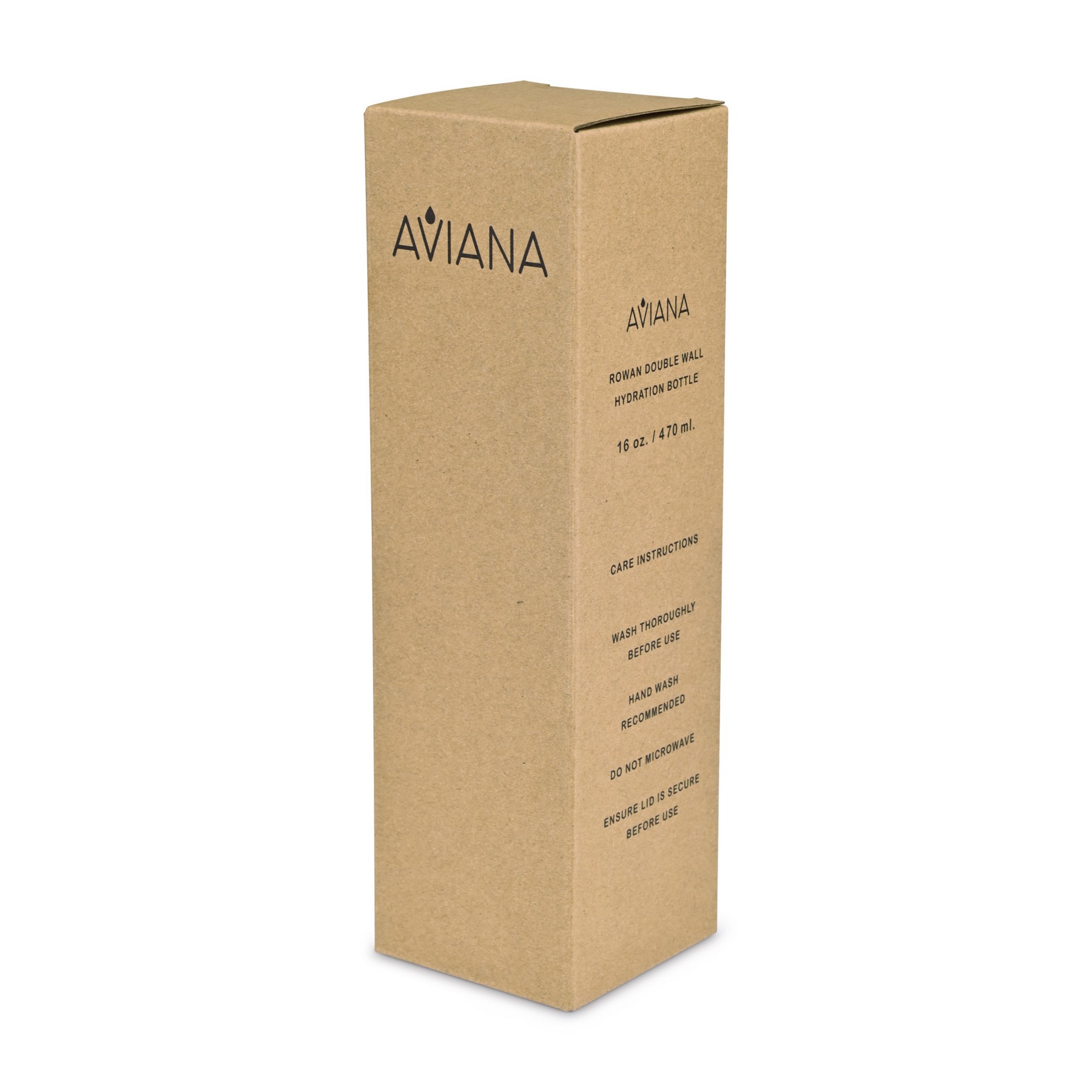 Picture of Aviana Rowan Recycled Stainless Steel Water Bottle - 16 Oz. - Marshmallow