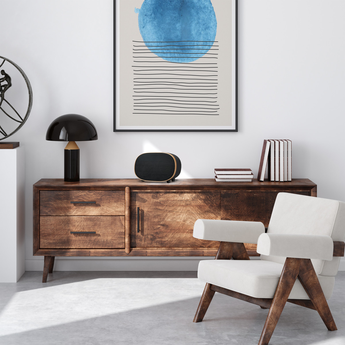 Picture of iLive Retro Wireless Bluetooth Speaker - Black
