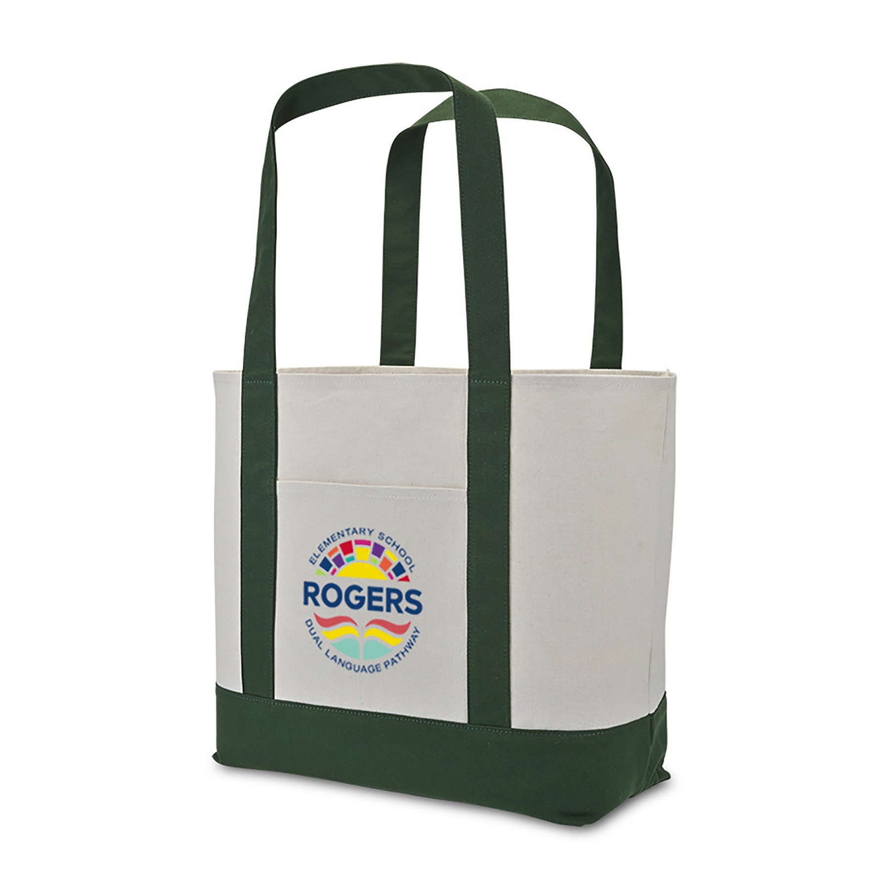 Picture of Large Canvas Tote - Green