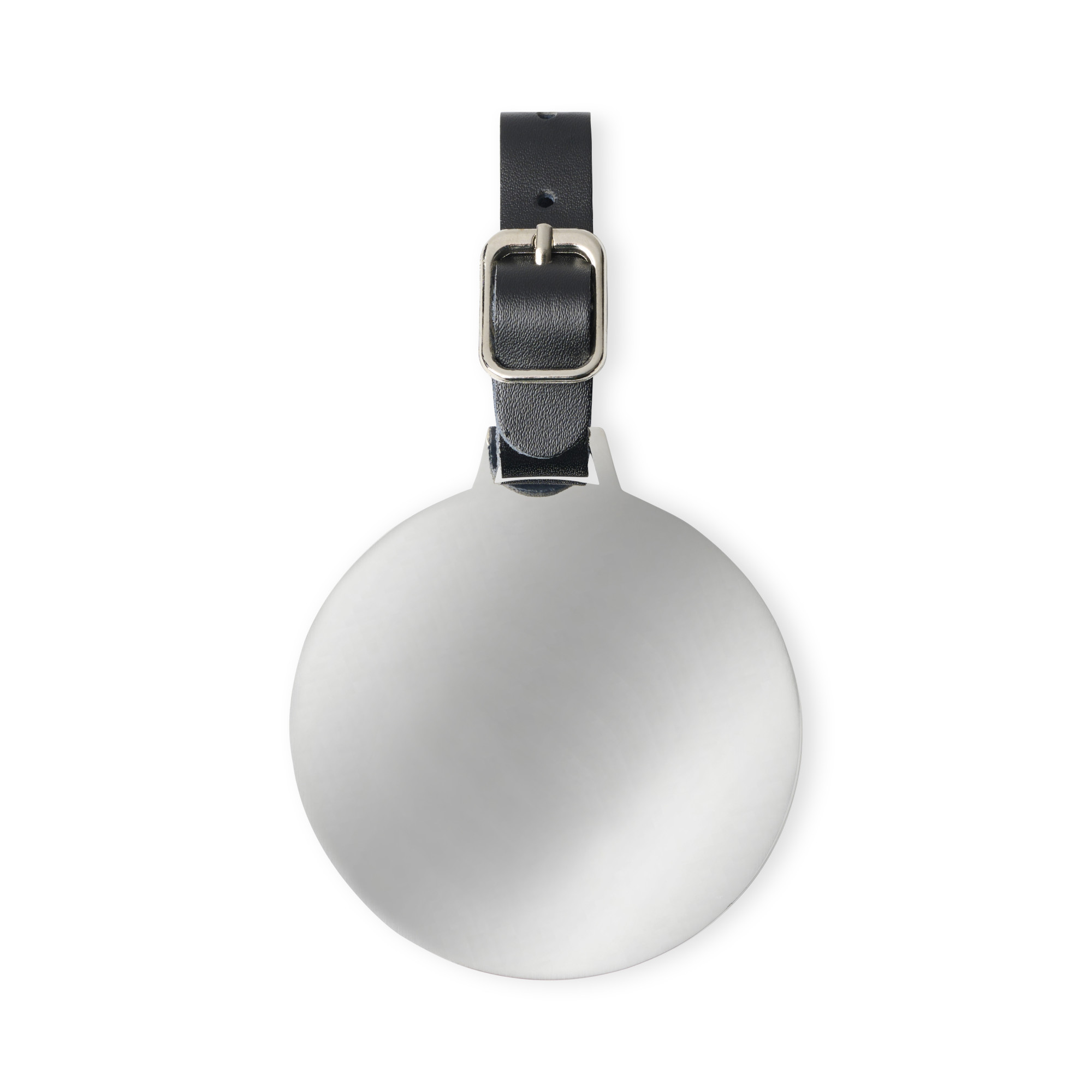 Picture of Ahead Large Round Golf Bag Tag - Shiny Nickel
