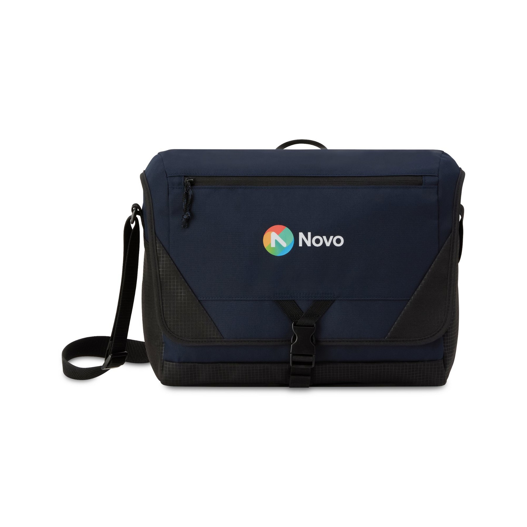 Picture of Peak Recycled rPET Laptop Messenger Bag - Navy