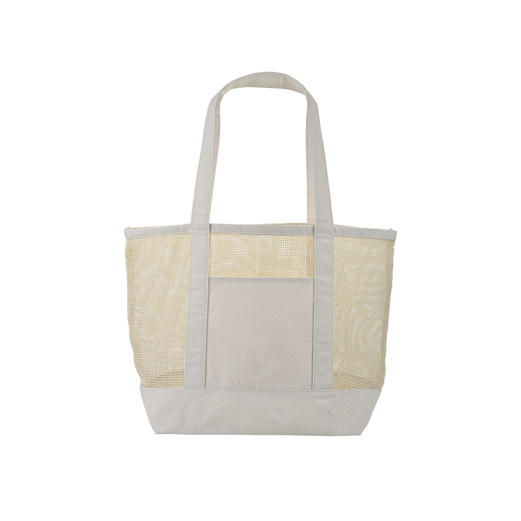 Picture of Canvas Mesh Tote - Natural