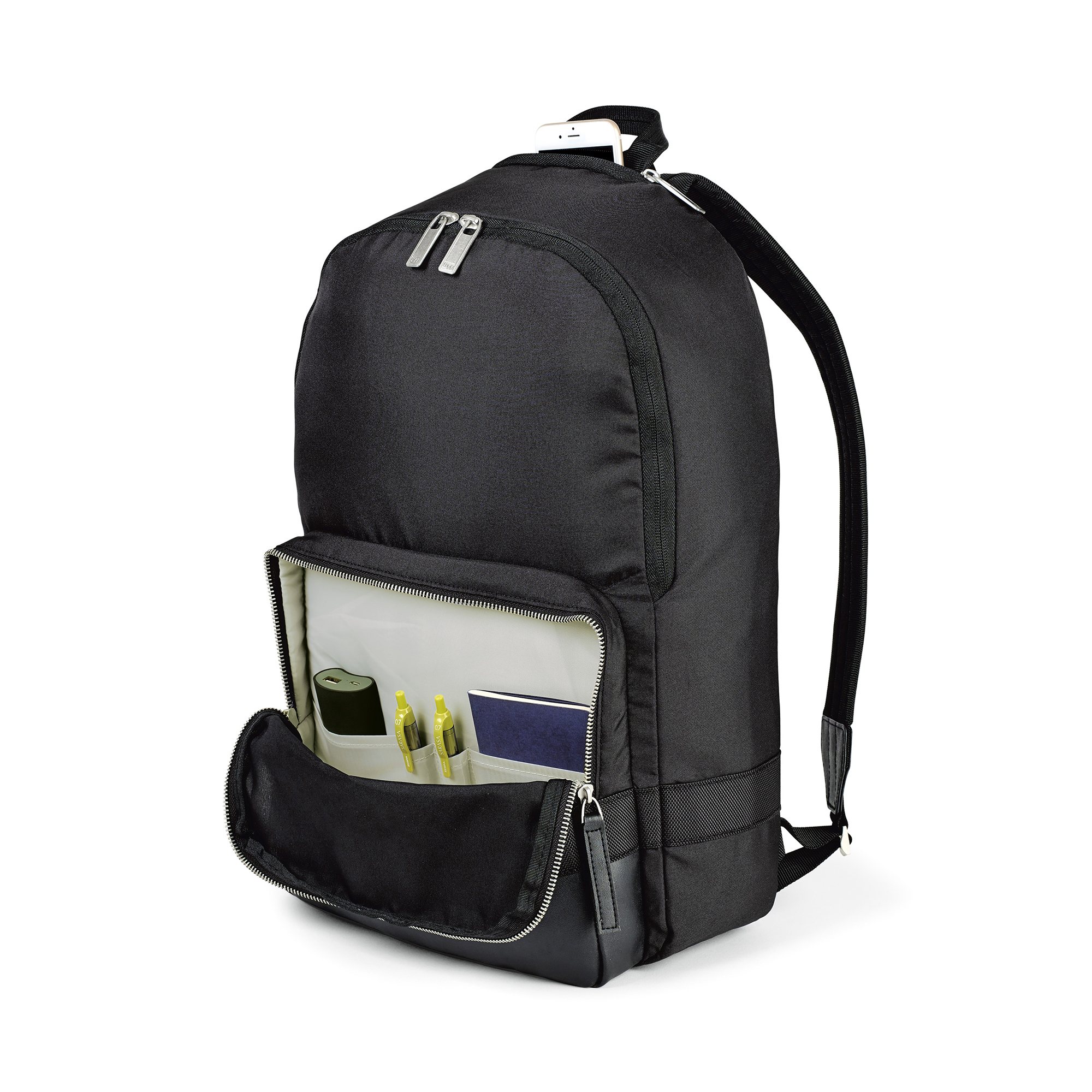 Picture of Travis & Wells Ashton Laptop Backpack - Black