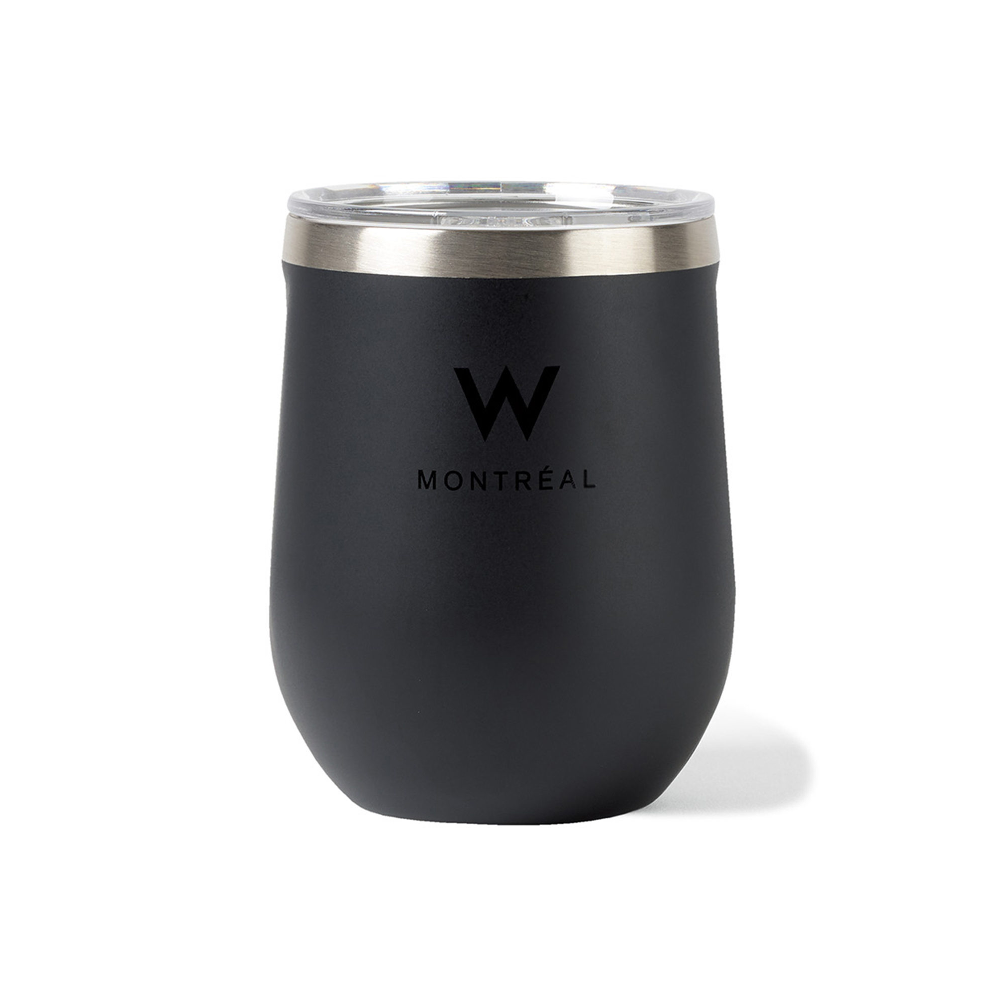 Picture of CORKCICLE Canteen & Stemless Wine Cup Gift Set - Matte Black